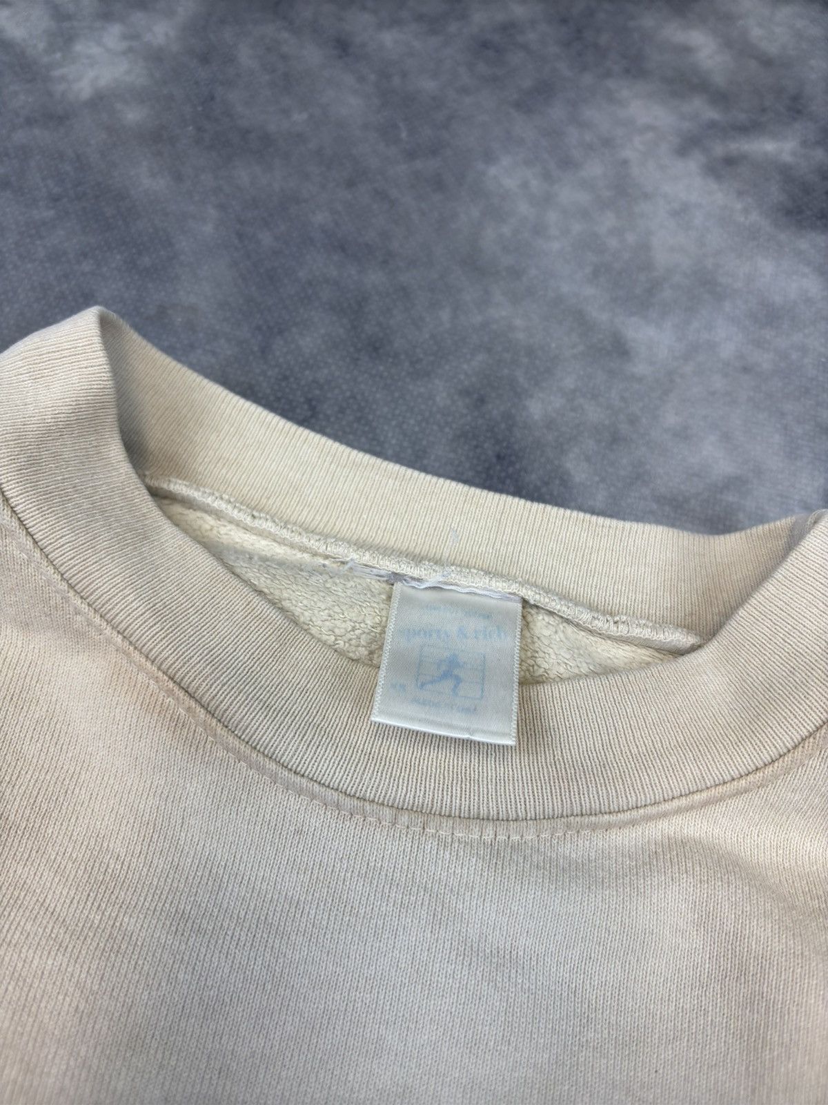 Designer Sporty & rich Wellness beige crewneck sweatshirt old money Size US XS / EU 42 / 0 - 3 Thumbnail