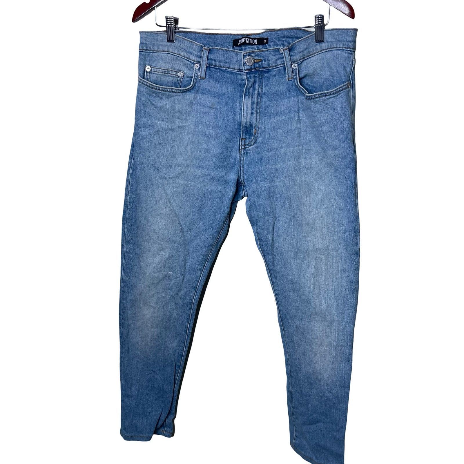 ADAPTATION Adaptation light blue slim leg cropped jeans 34x26 Size US 34 / EU 50 - 1 Thumbnail