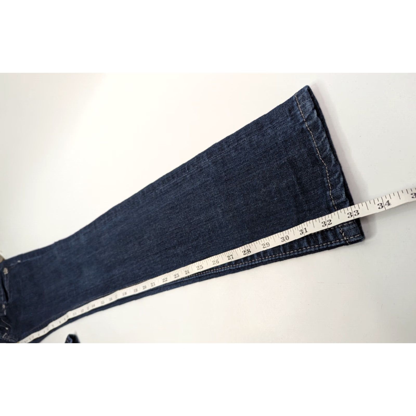 Miss Me Miss Me Straight Leg Denim Blue Embelleshed Jeans Low Rise Size 24 JP6048T3 Size 42" / US 20 - 7 Thumbnail