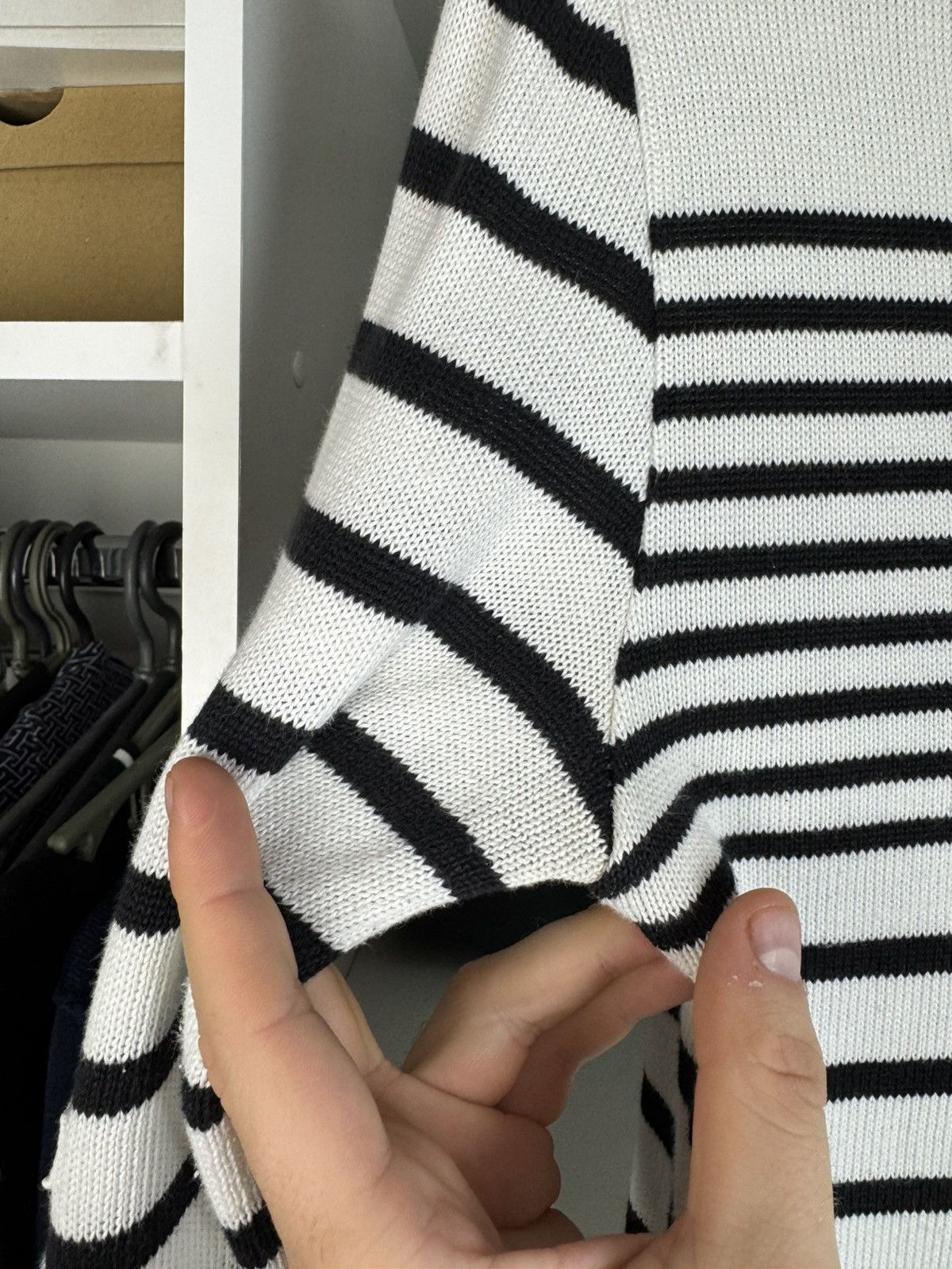 Jean Paul Gaultier Jean Paul Gaultier JPG Jeans Striped Zip-Up Cardigan Sweater Size S / US 4 / IT 40 - 8 Thumbnail