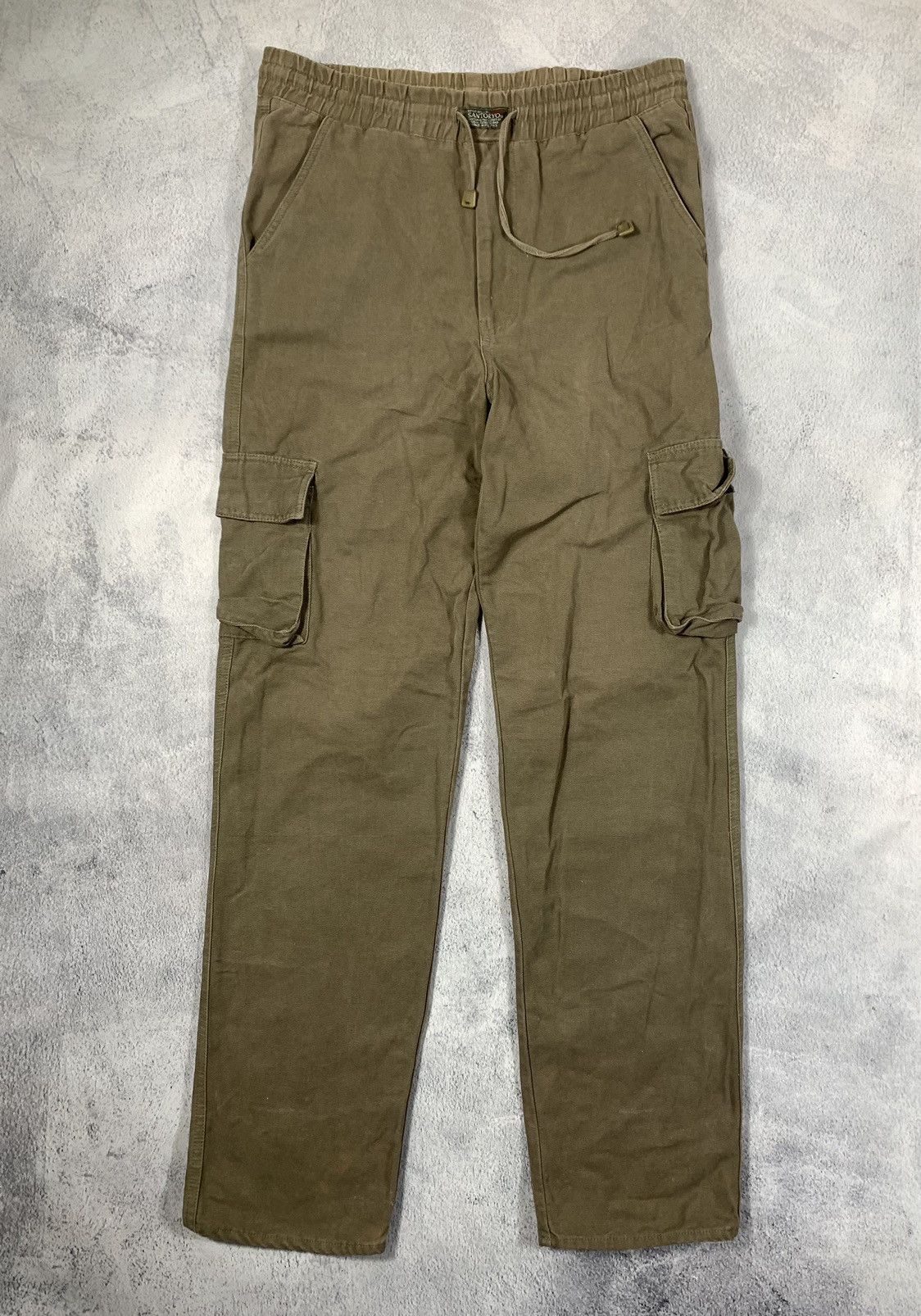 Japanese Brand × Vintage Vintage Y2K wide cargo pants workwear style Size US 34 / EU 50 - 1 Thumbnail