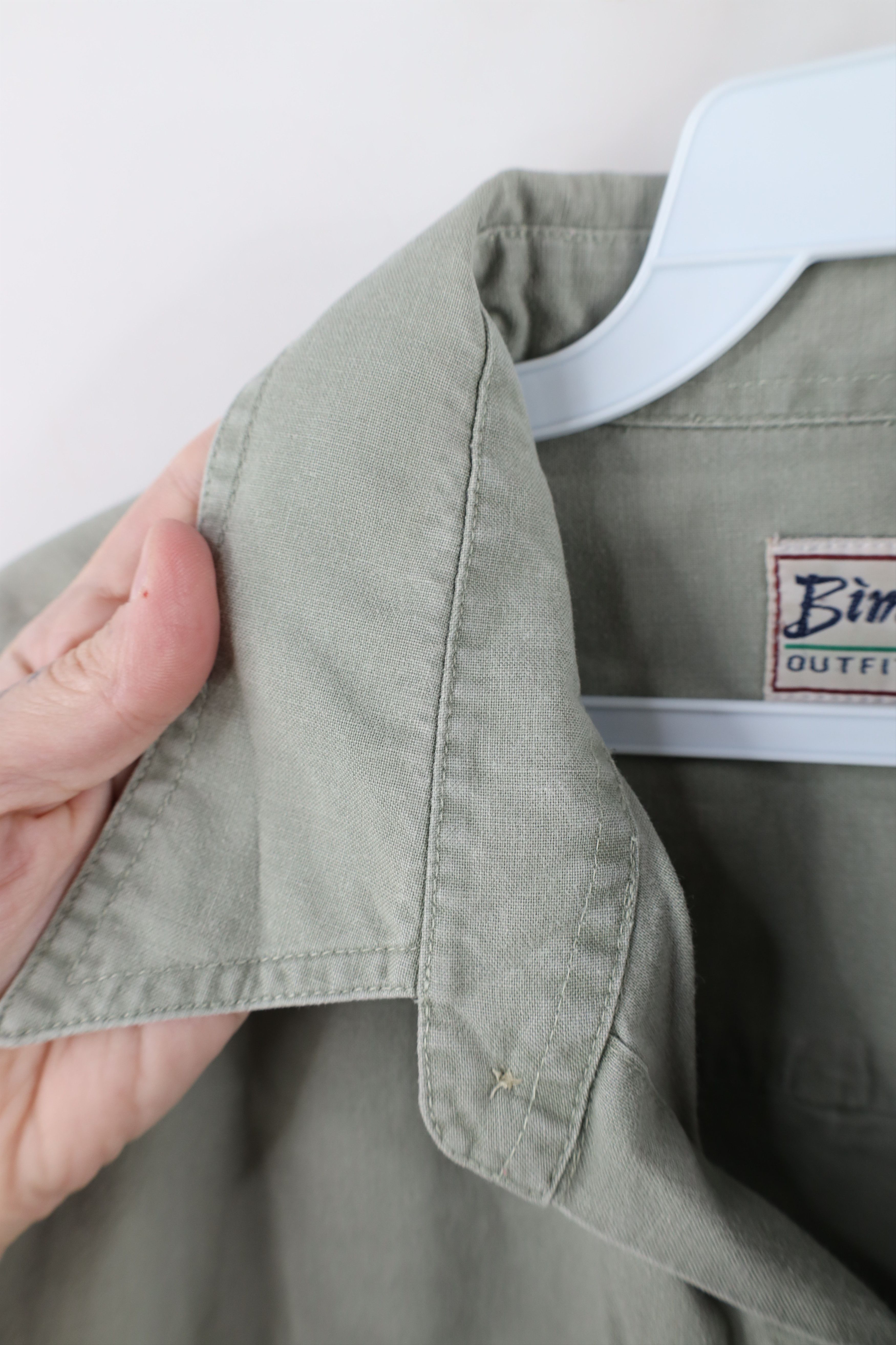 Vintage Vintage 90s Streetwear Stonewash Flyfishing Button Shirt Size US L / EU 52-54 / 3 - 9 Thumbnail