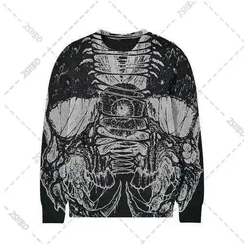 Vintage High Street Sweater Retro Size US M / EU 48-50 / 2 - 2 Thumbnail