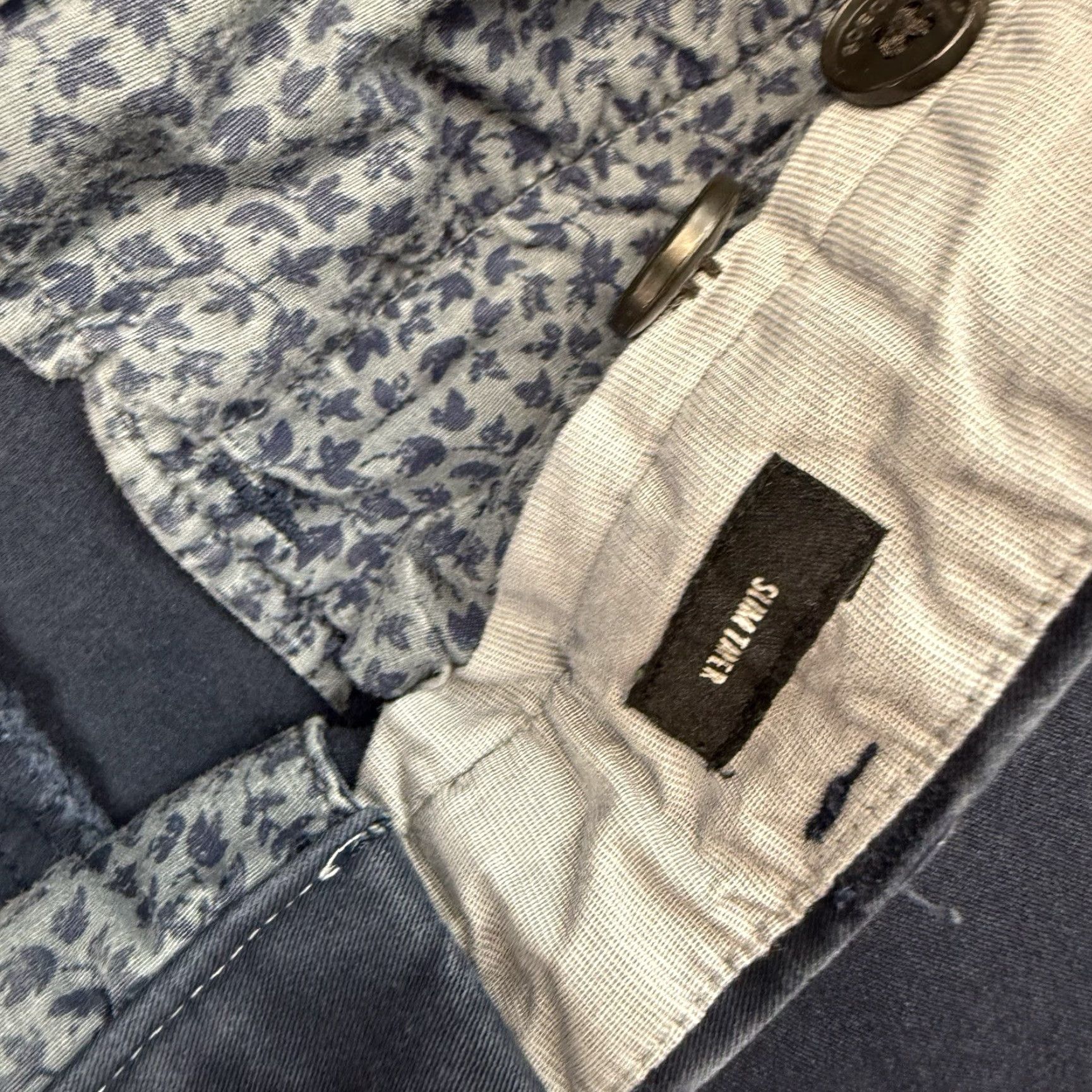 Bonobos Bonobos Pants Men Slim Taper Chino Navy 32x32 Blue Travel Office Casual 32x32 Regular Mens Size US 32 / EU 48 - 7 Thumbnail