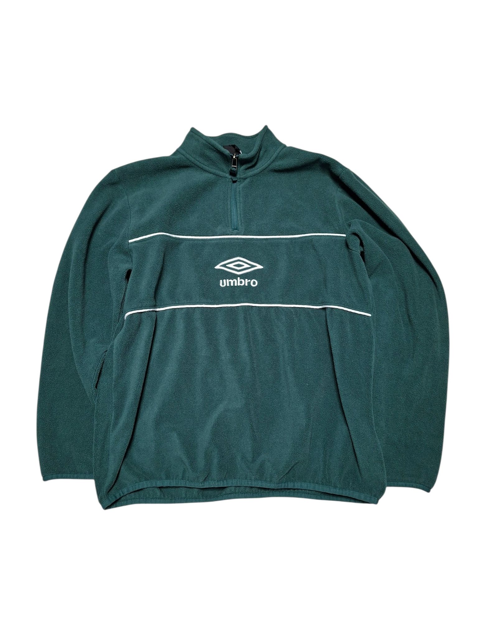 Streetwear × Umbro × Vintage Vintage Fleece Umbro Zip 1/4 90s Big