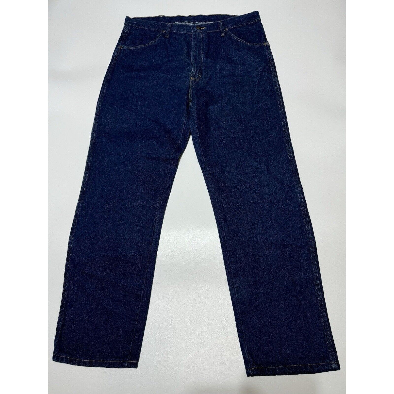 Rustler Rustler Heavyweight Jeans Mens 38x32 Straight Workwear Size US 38 / EU 54 - 1 Thumbnail