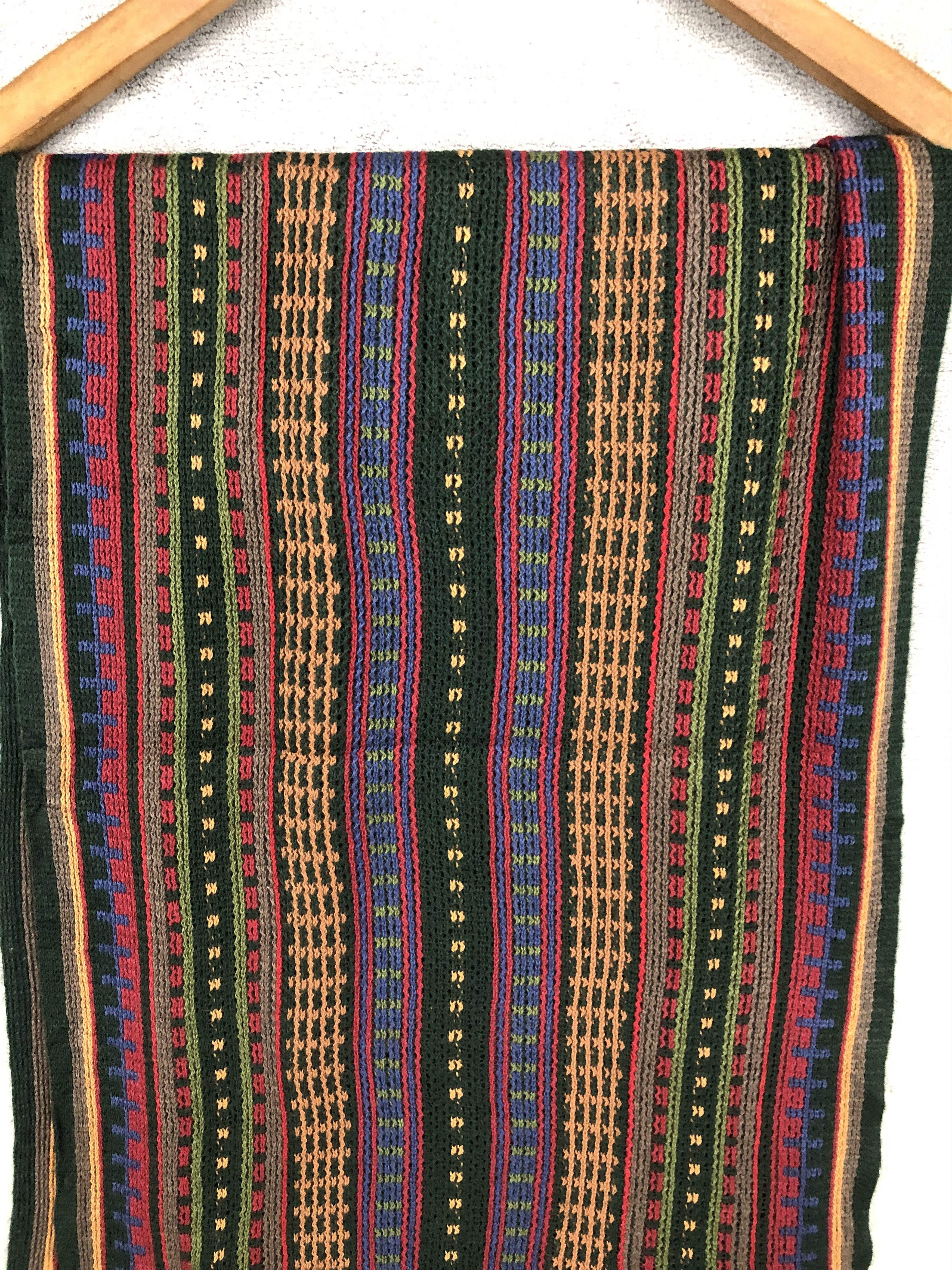 Japanese Brand × Vintage Vintage Omu Kawabe Scarf Muffler Neck Scarf Size ONE SIZE - 3 Thumbnail