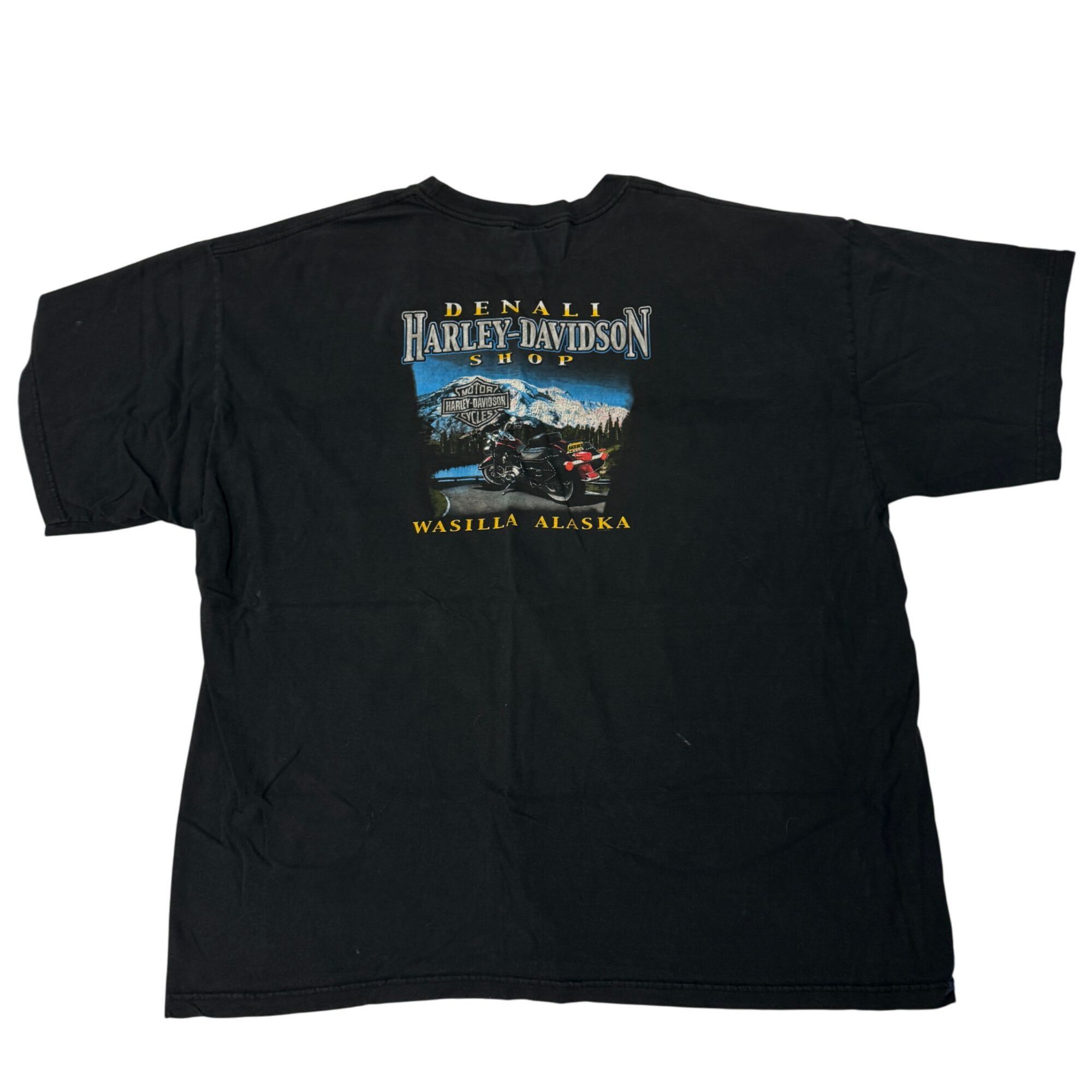 Harley Davidson DENALI Motorcycle Wasilla ALASKA ROCKY MOUNTAINS T Shirt 4XL Size US XXL / EU 58 / 5 - 4 Thumbnail