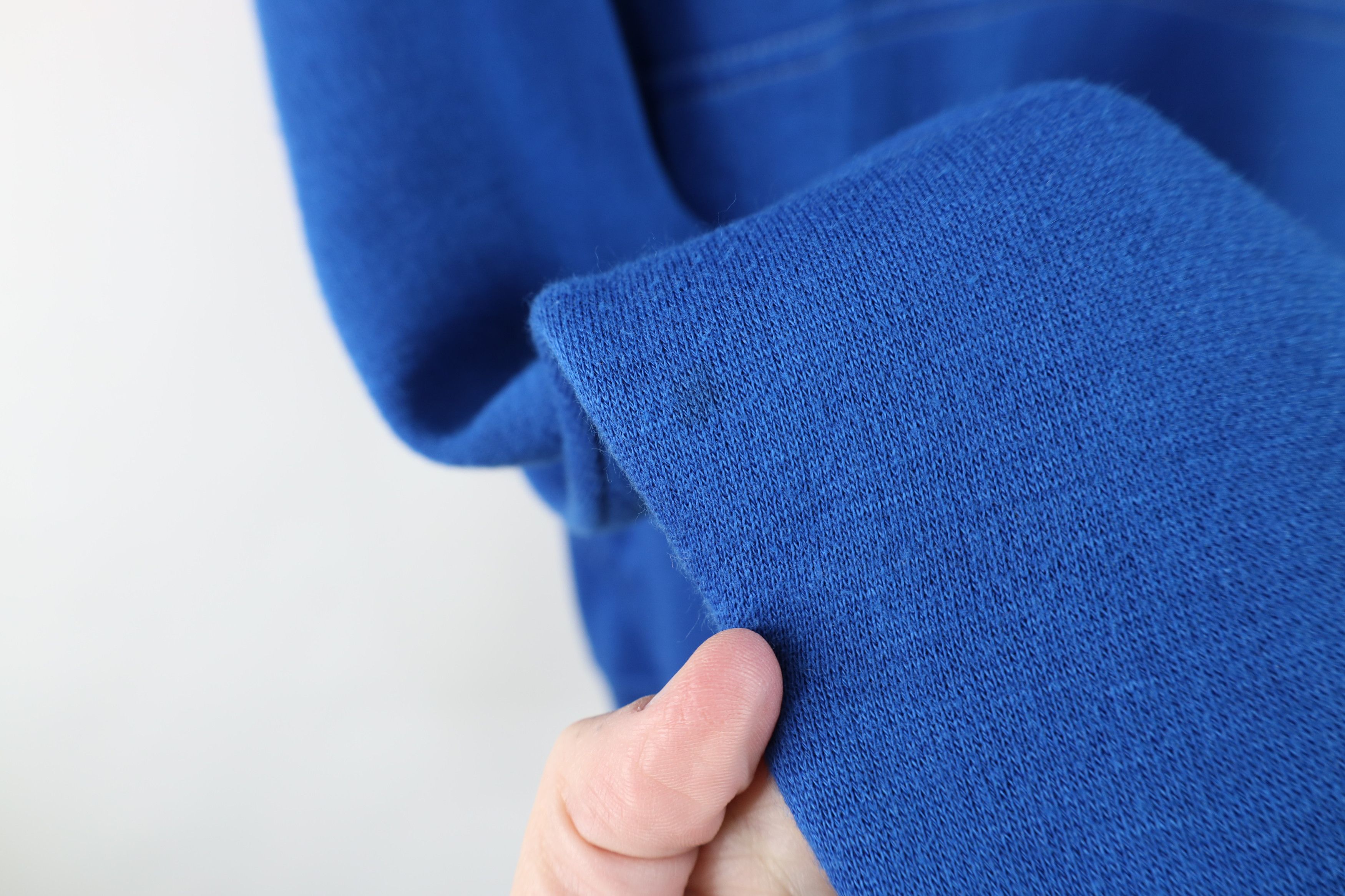 Vintage Vintage 70s Streetwear Blank Hoodie Sweatshirt Royal Blue Size US S / EU 44-46 / 1 - 8 Thumbnail