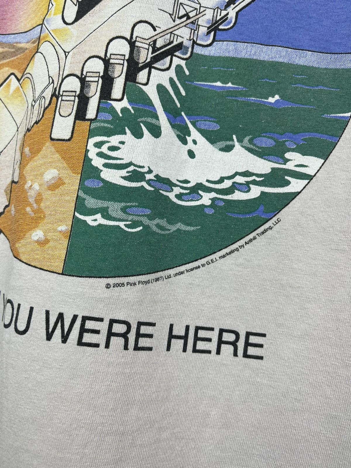 Band Tees Vintage Pink Floyd 2005 Wish You Were Here Graphic T-Shirt Size US L / EU 52-54 / 3 - 5 Thumbnail