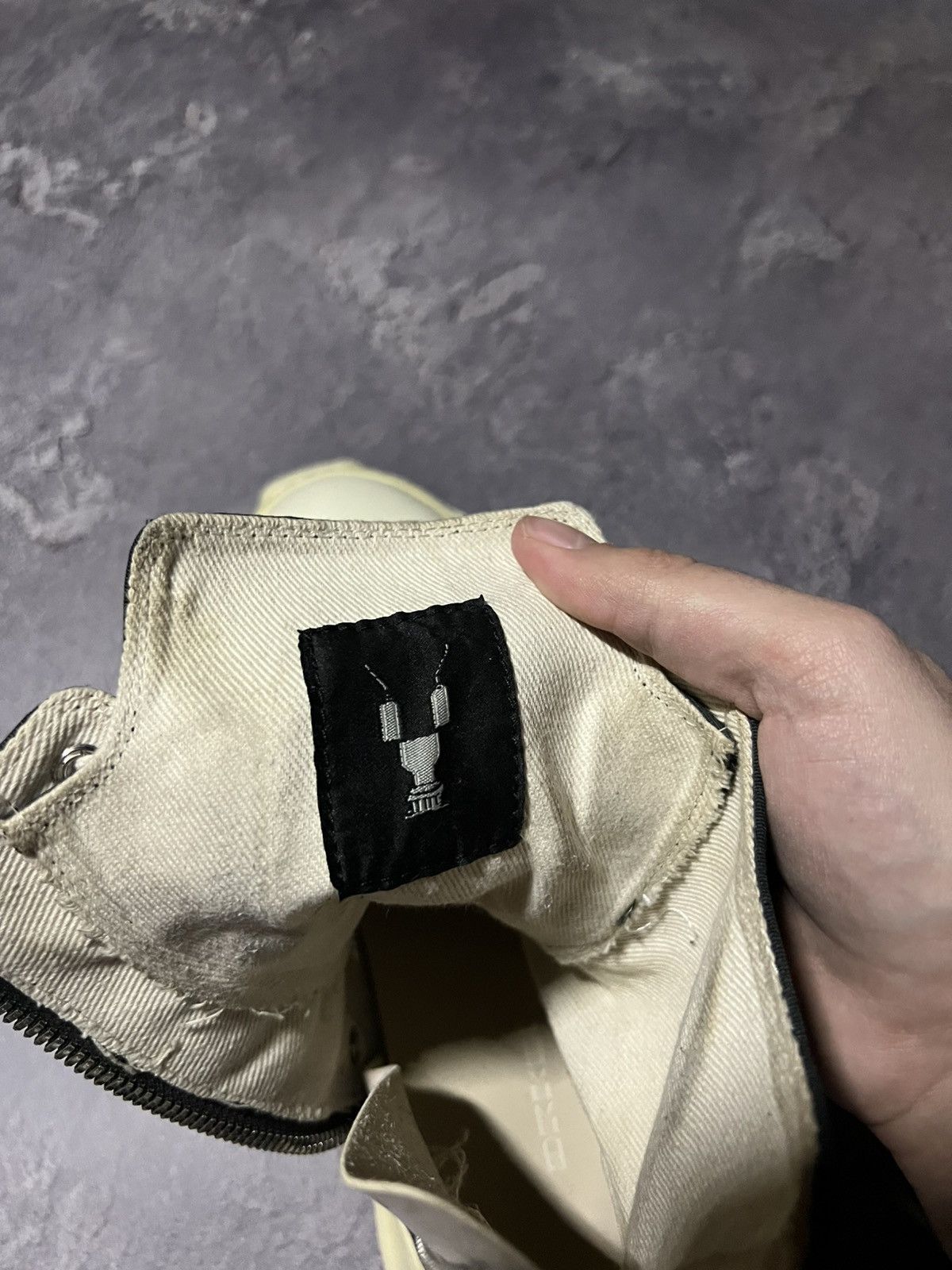 Rick Owens Abstract Ramones Hign