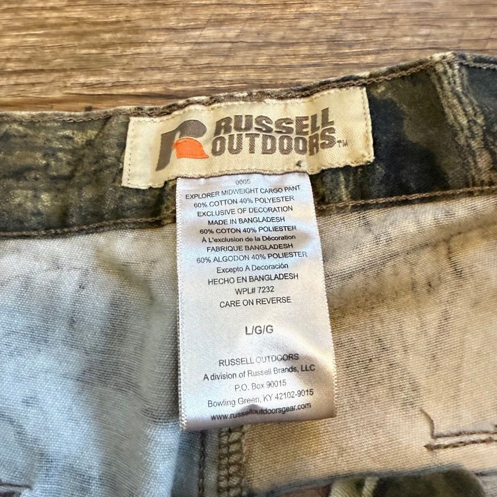 Russell Athletic Russell Outdoors Explorer Midweight Cargo Camo Pants Size US 38 / EU 54 - 7 Thumbnail