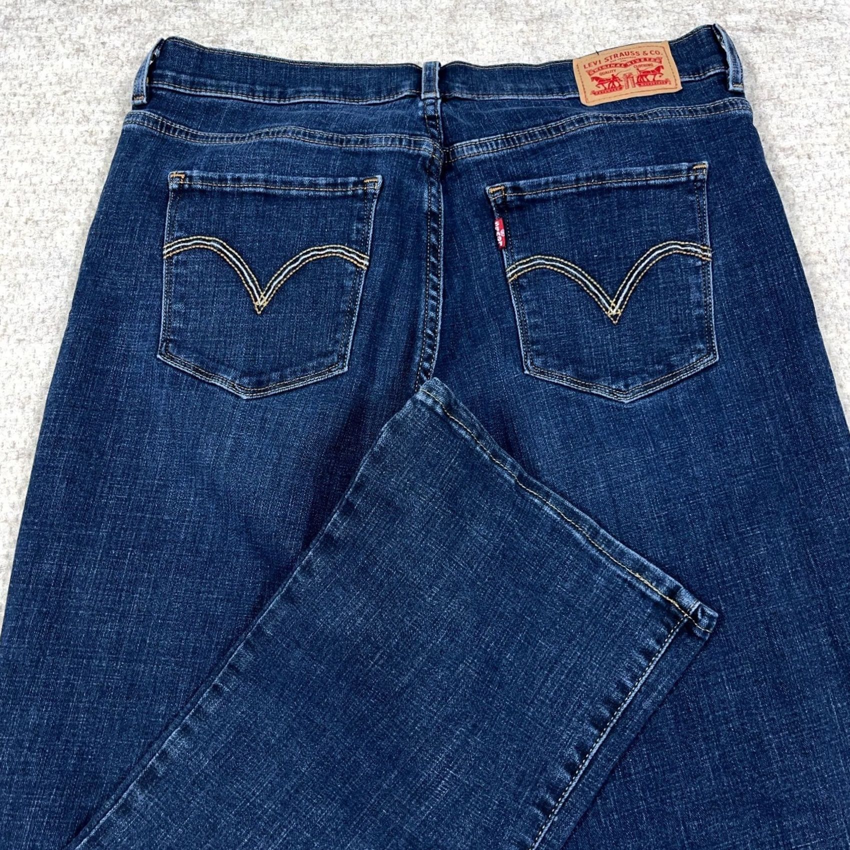Levi's Levi'S Jeans Women 10 Classic Boot Cut Dark Wash Mid Rise Faded Stretch 30x32 Size 32" / US 10 / IT 46 - 3 Thumbnail