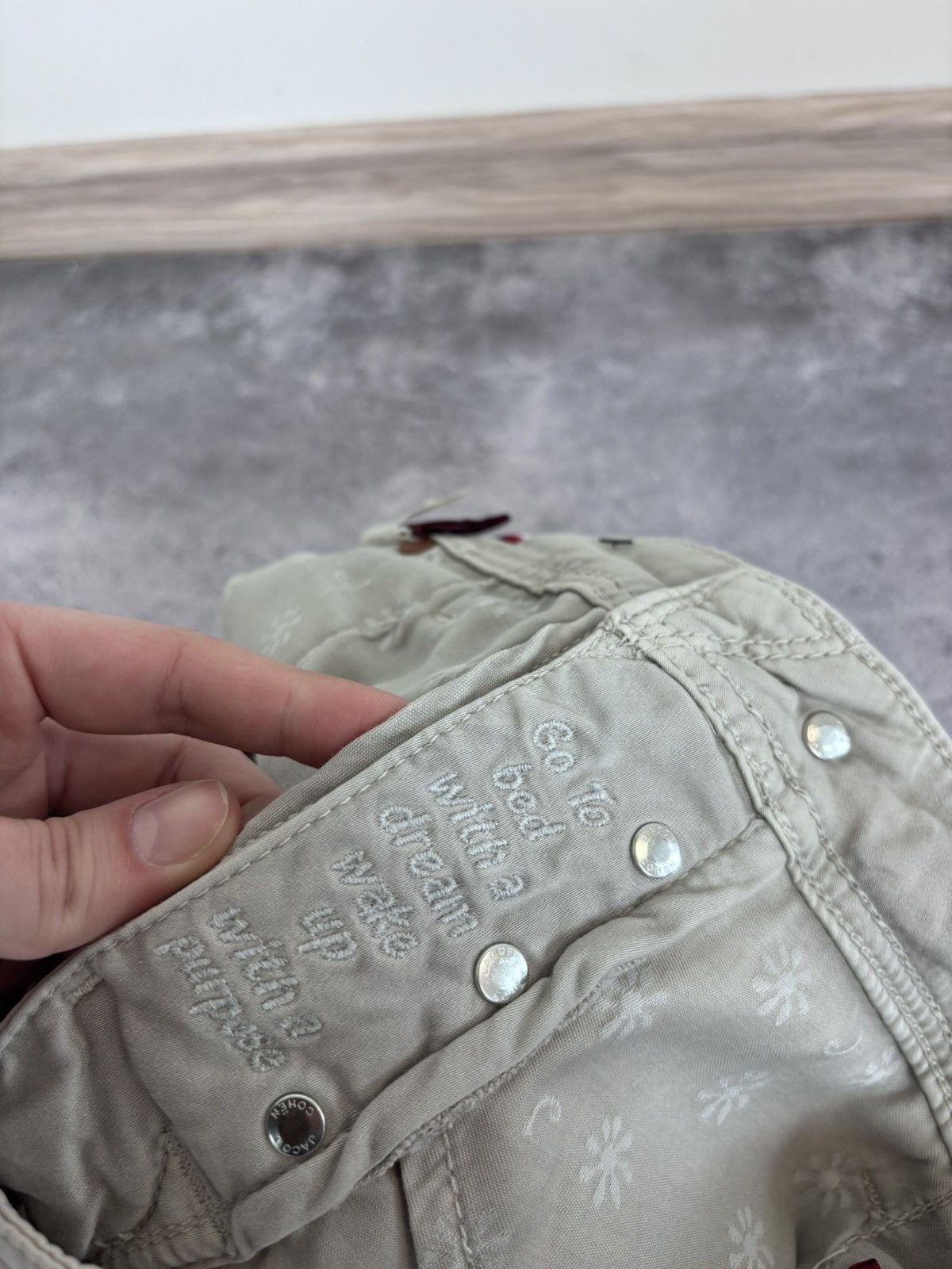 Jacob Cohen Jacob Cohen J613 Comf Vintage Men’s Beige Jeans Pants Size US 30 / EU 46 - 17 Thumbnail