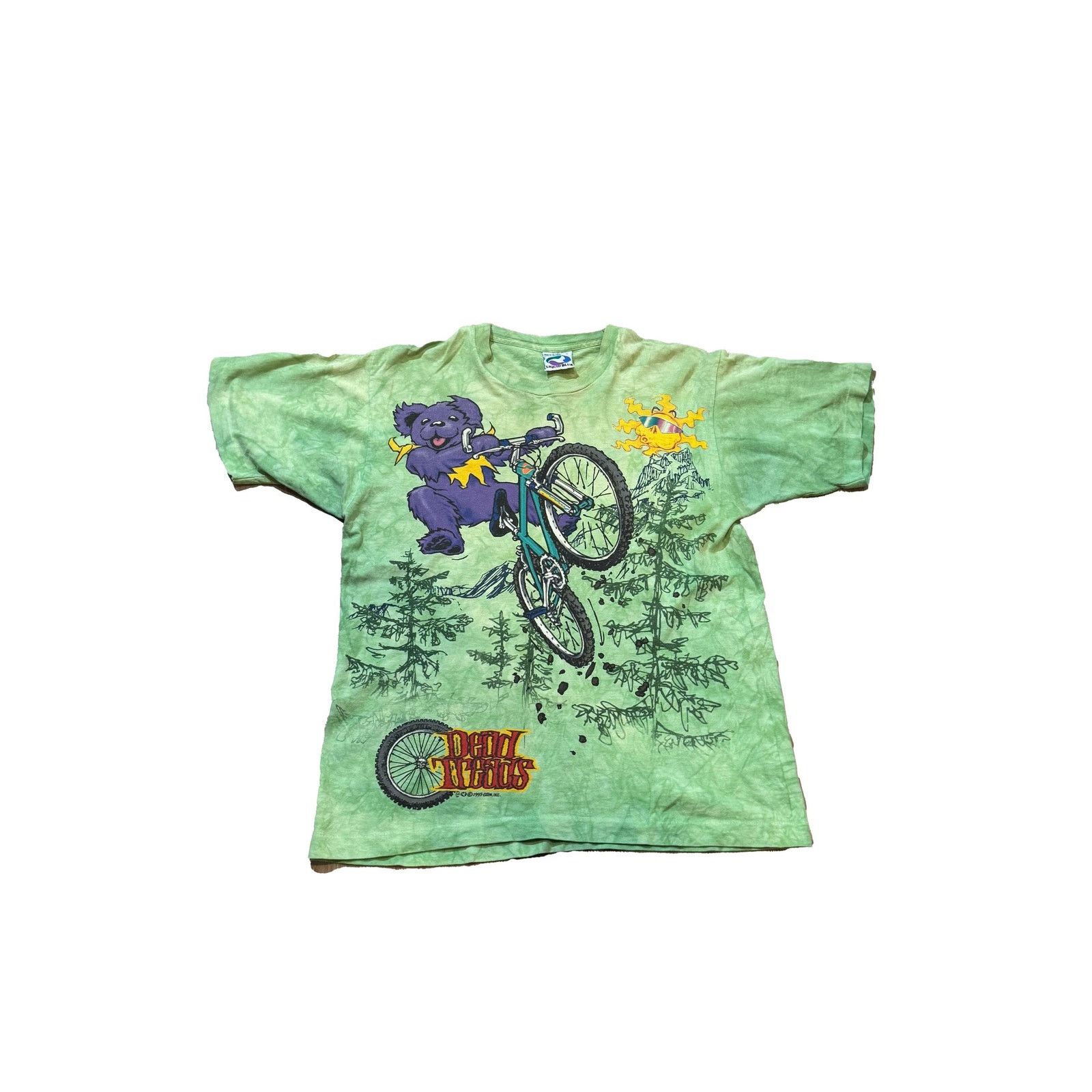Liquid Blue Grateful Dead Mountain Bike Bear T 1995 Excellent condition Size US L / EU 52-54 / 3 - 1 Thumbnail