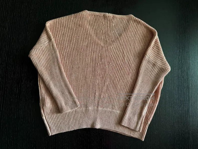 Other HELMUT LANG Knitted Short Sleeve Top - Dark Orange Pink Size M / US 6-8 / IT 42-44 - 8 Thumbnail