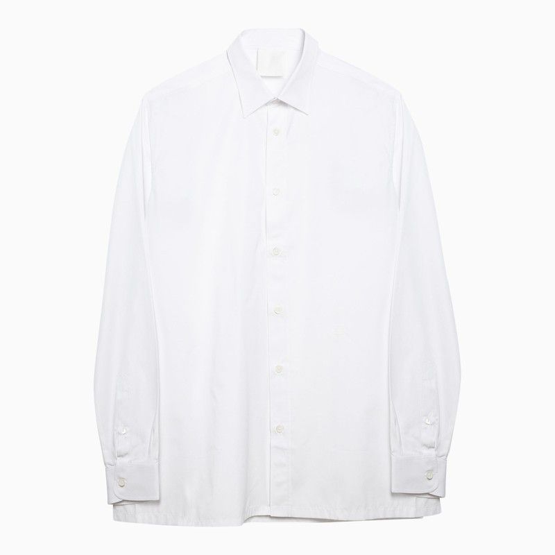 image of Givenchy Classic White Cotton Shirt, Men's (Size XL)