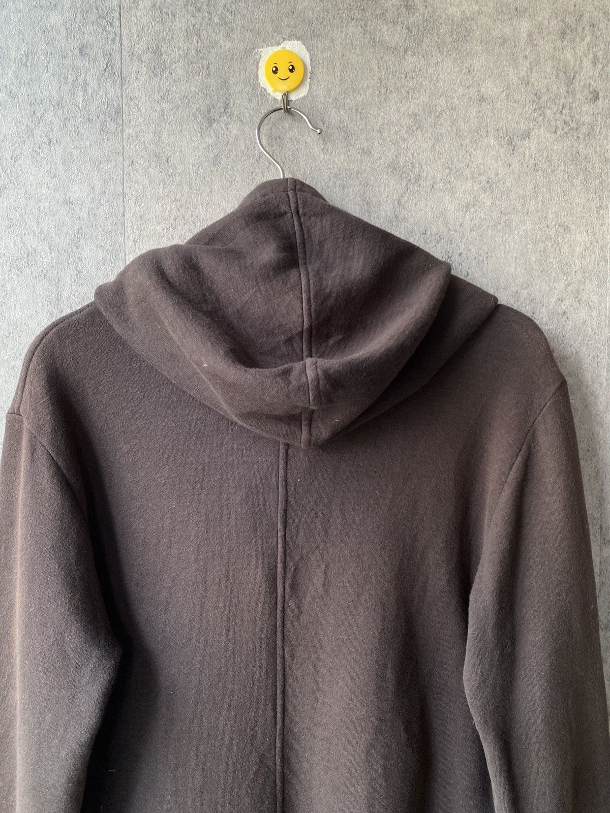 Helmut Lang Helmut Lang Body Elongated Zip SWS Faded Black Hoodie Size US S / EU 44-46 / 1 - 11 Thumbnail