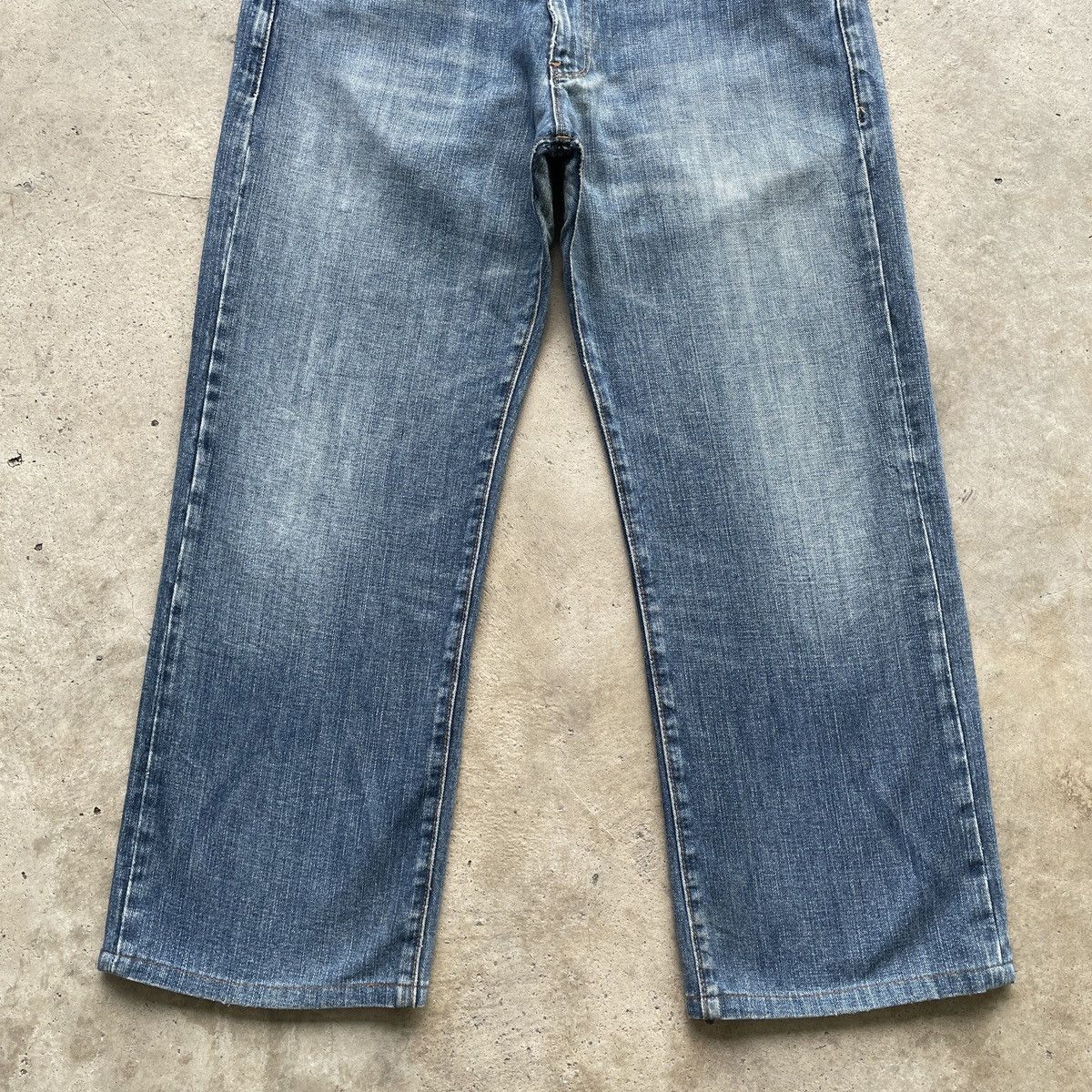 Ralph Lauren Vintage Polo Ralph Lauren Baggy Jeans Faded Denim Pants W33 Size US 33 - 4 Thumbnail