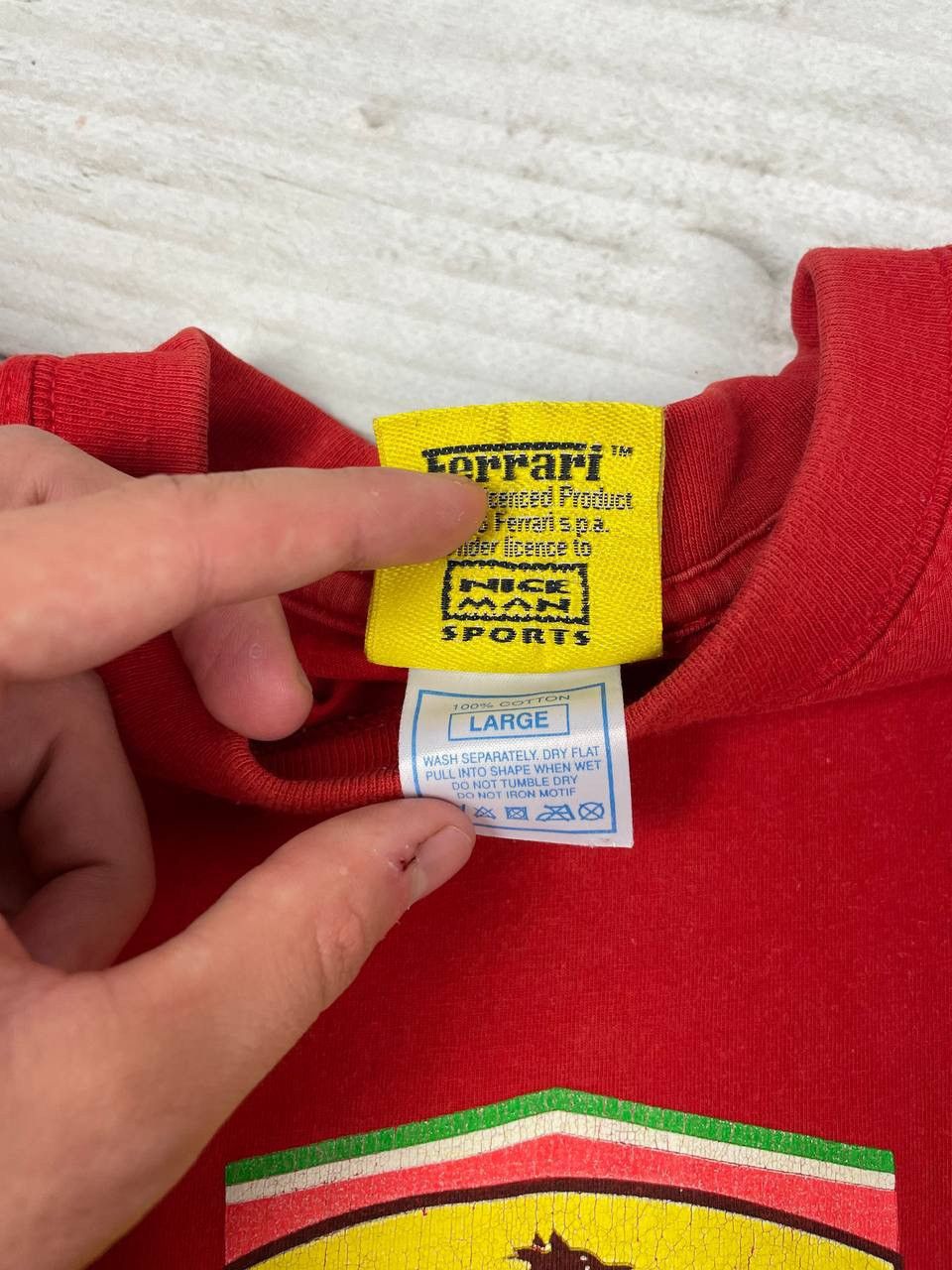 Ferrari Vintage Ferrari Racing F1 T-Shirt 90s Big Logo Size US L / EU 52-54 / 3 - 9 Thumbnail