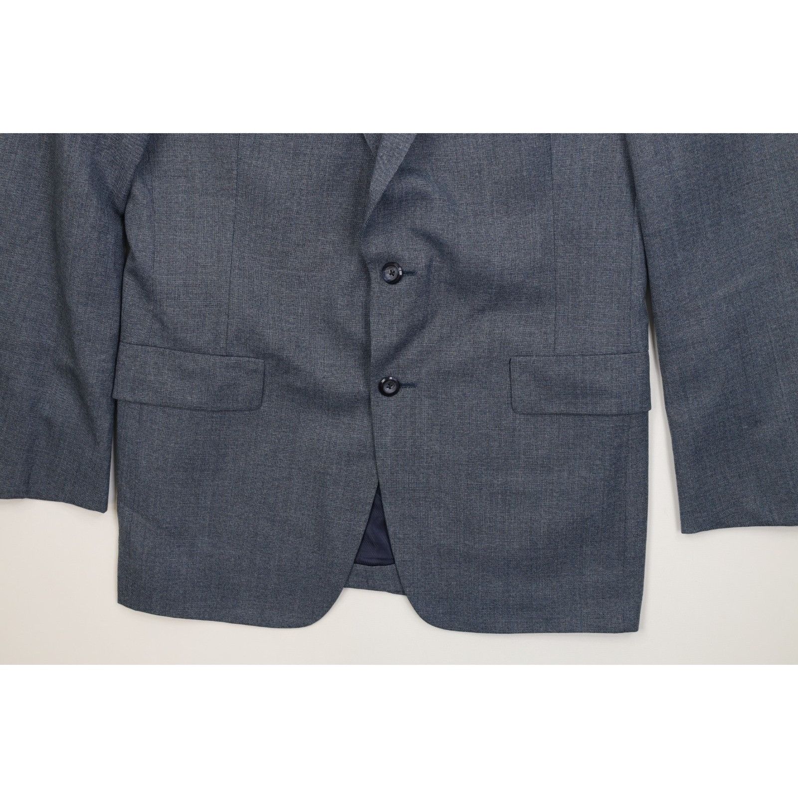 Vintage Vintage 70s Streetwear Heavy Wool 2 Piece Suit Wedding Size 42L - 5 Thumbnail