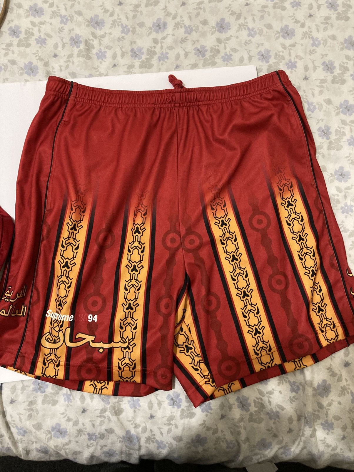 Supreme Supreme Arabic Logo Soccer Short Size US 34 / EU 50 - 1 Thumbnail