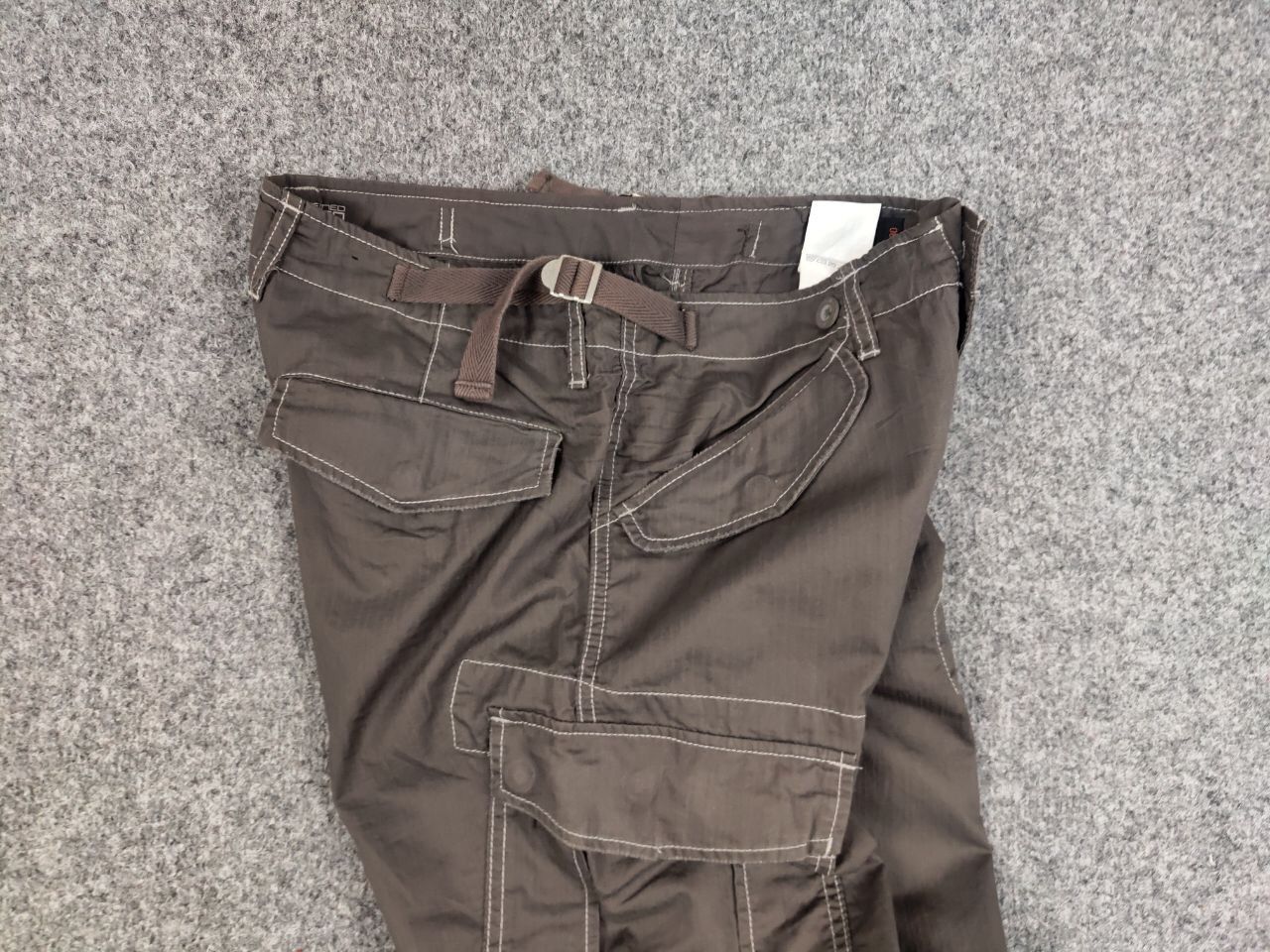 Japanese Brand Vintage 90's Japan Style Cargo Brown Pants Travis Scott Size US 31 - 18 Thumbnail