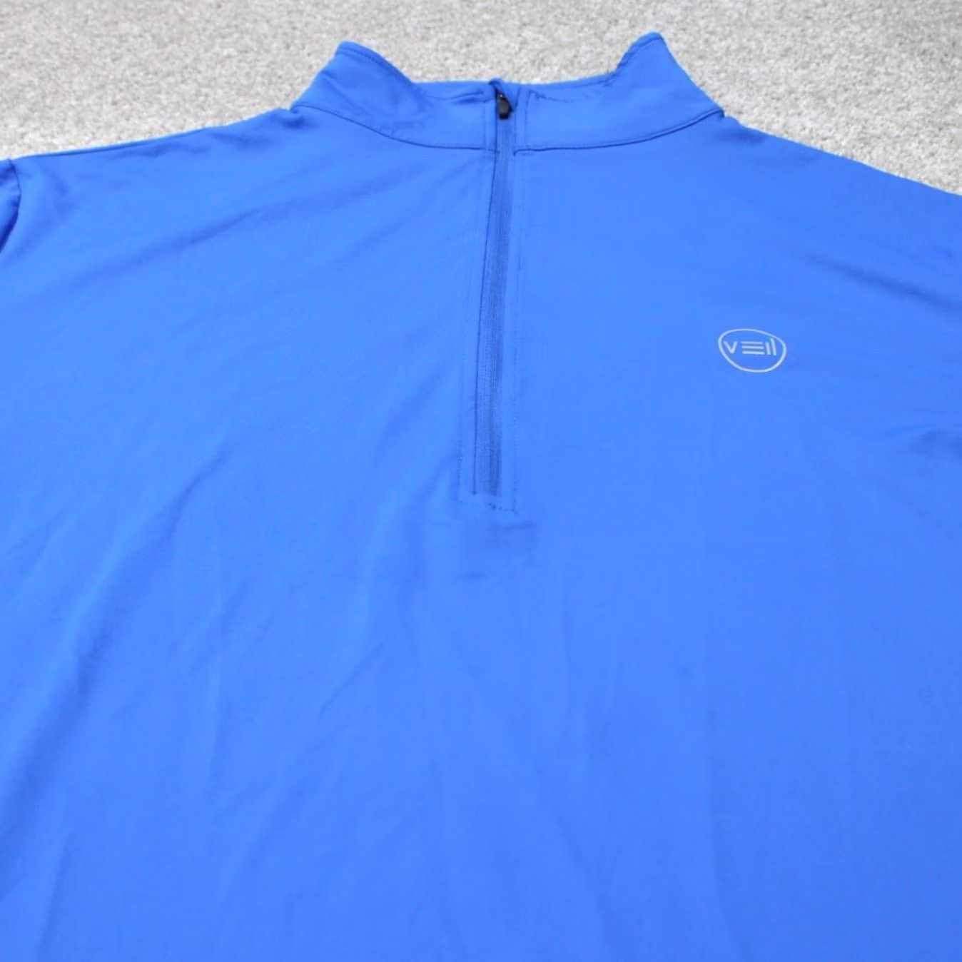 Vintage Veil Spark Sweatshirt Mens 2XL XXL Royal Blue 1/2 Zip Performance Athletic L/S Size US XXL / EU 58 / 5 - 4 Thumbnail