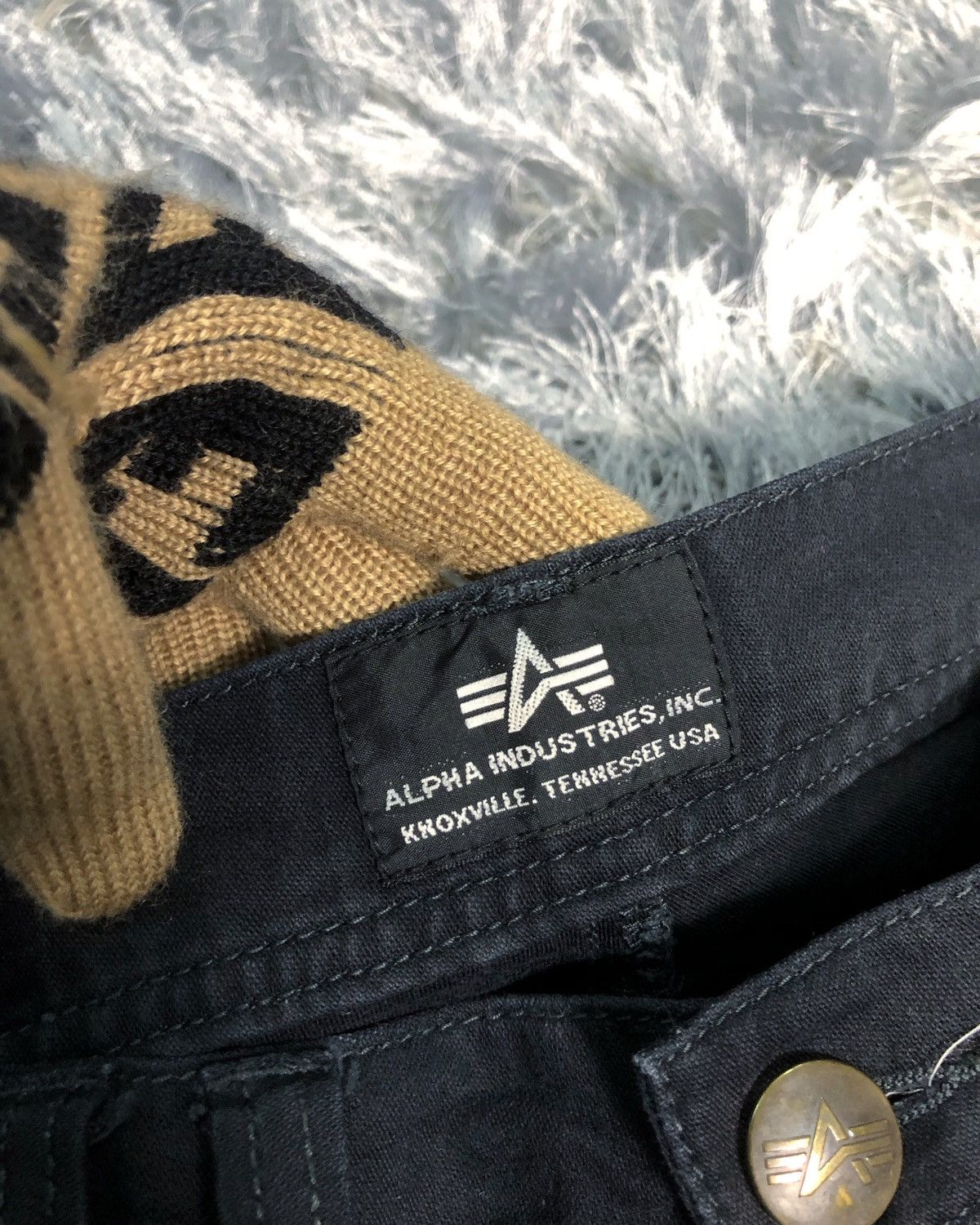 Alpha Industries Rare Vintage Alpha Industries Cargo Utility Pants Size US 31 - 12 Thumbnail