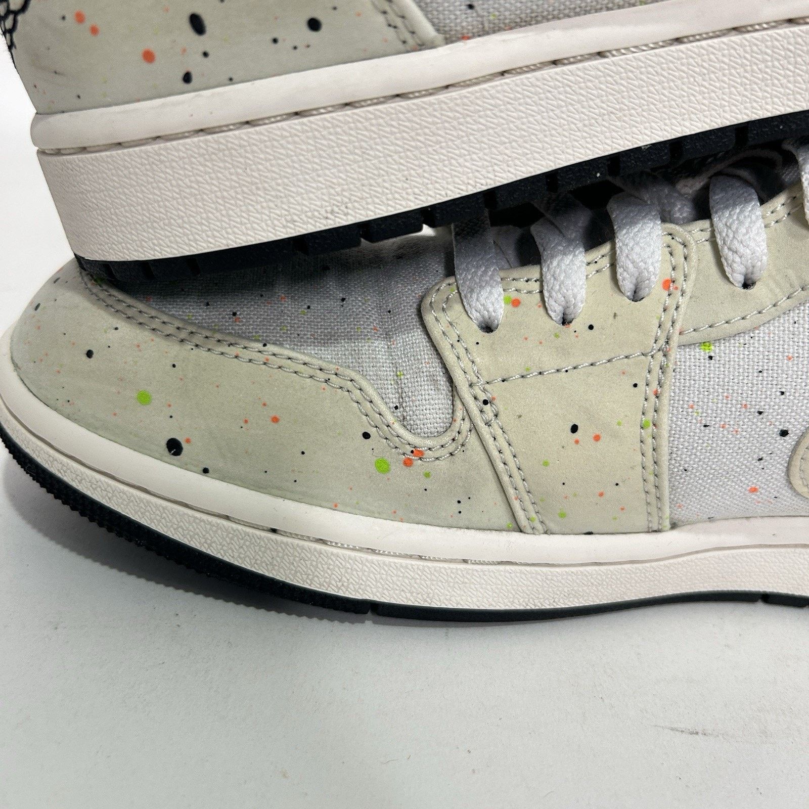 Nike Nike Air Jordan 1 Low SE Retro “Brushstroke/Paint Splatter” Size US 10.5 / EU 43-44 - 8 Thumbnail