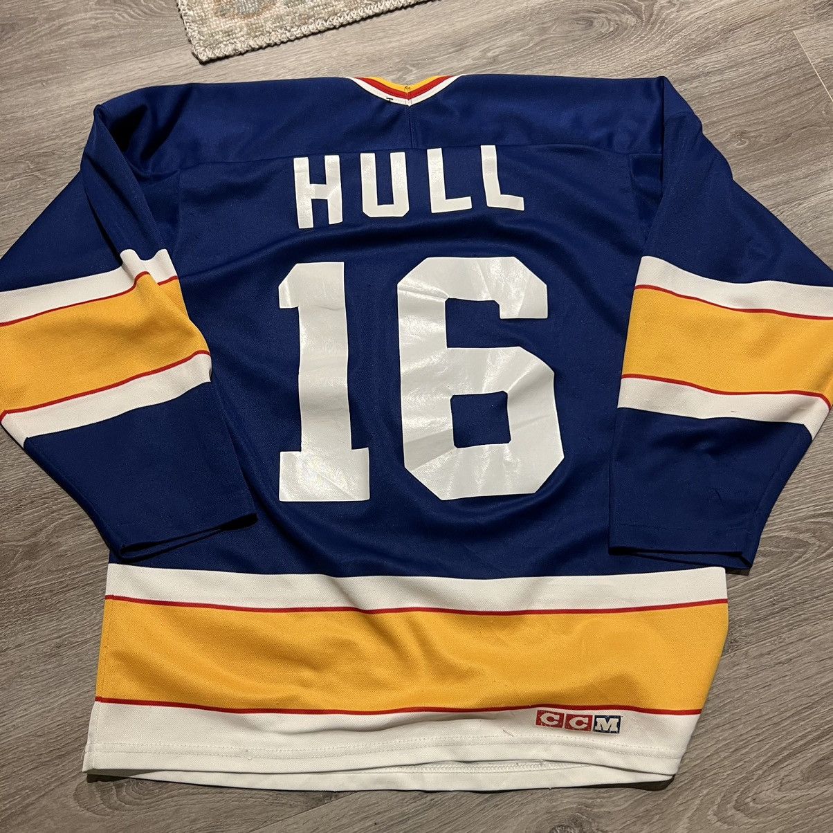 Vintage Vintage St. Louis blue Brett hull hockey jersey Size US M / EU 48-50 / 2 - 3 Thumbnail