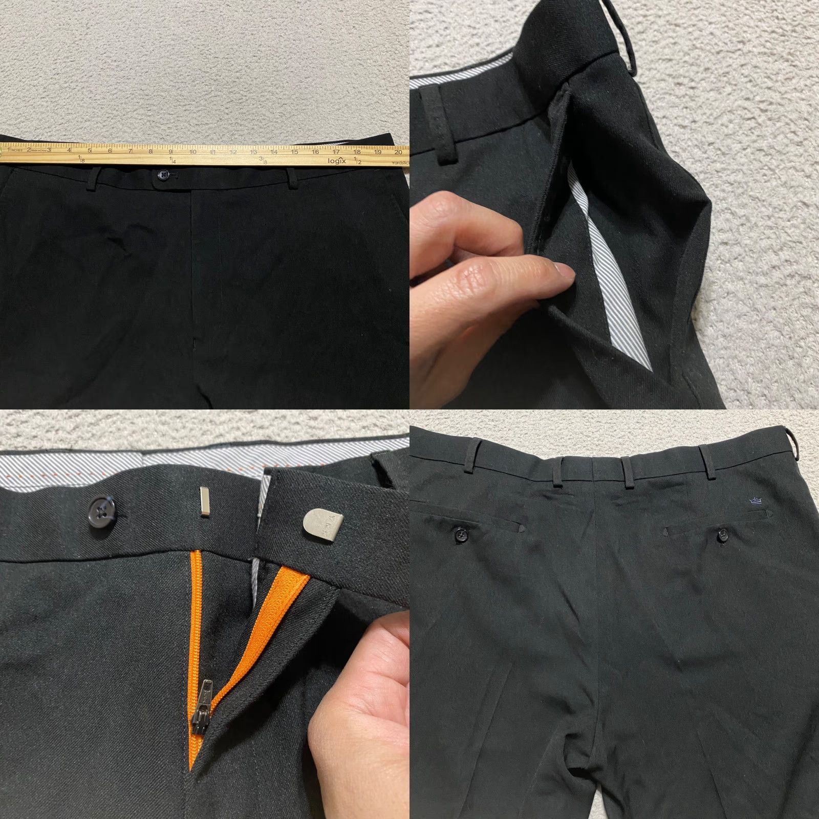 Peter Millar Peter Millar Dress Pants Mens 40x29 Gray Straight Mid Rise Business Casual Golf Pants Mens Regular Gray Size US 40 / EU 56 - 8 Thumbnail