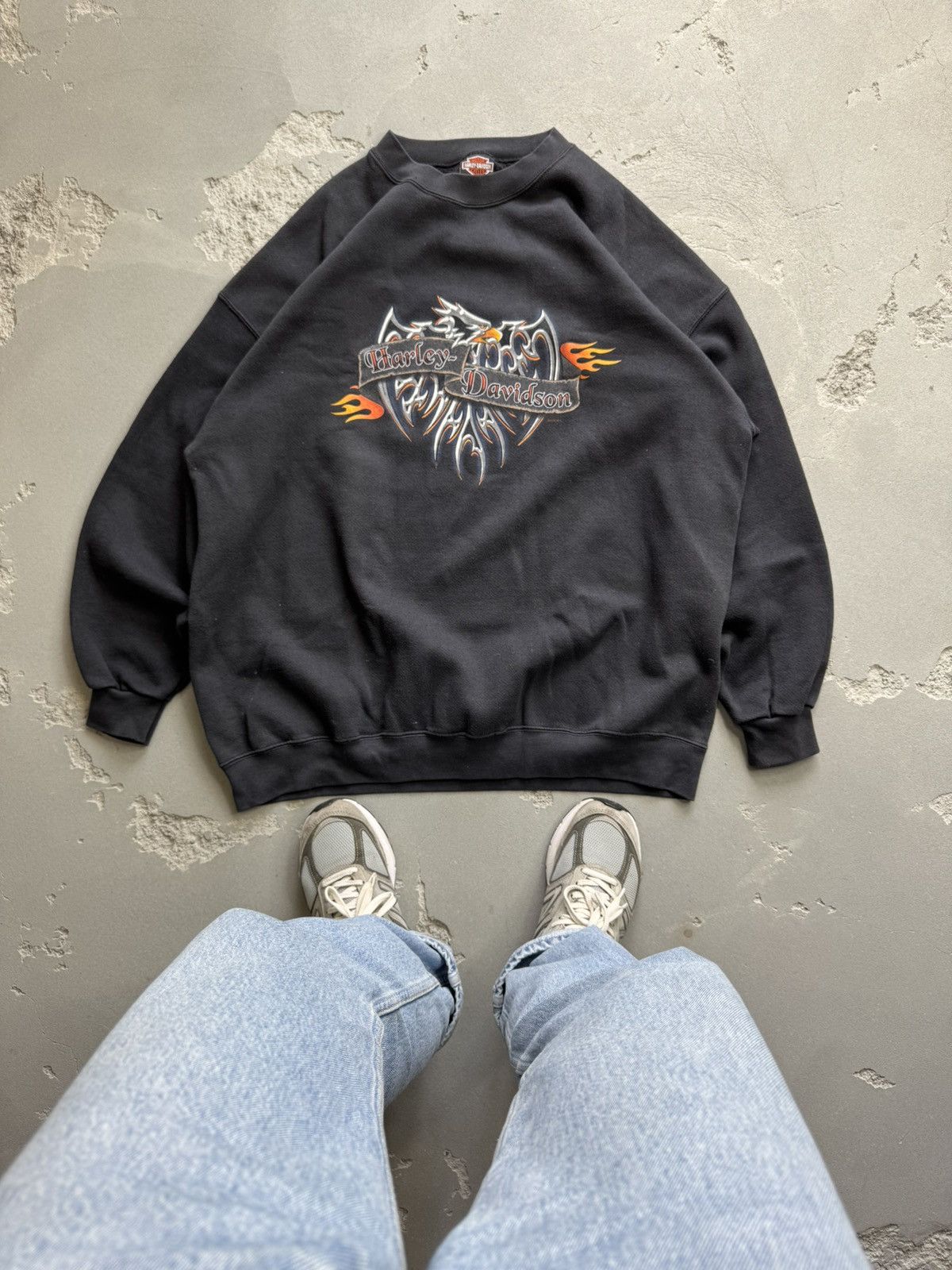 Vintage Harley Davidson Eagle Sweater Size US XXL / EU 58 / 5 - 1 Thumbnail