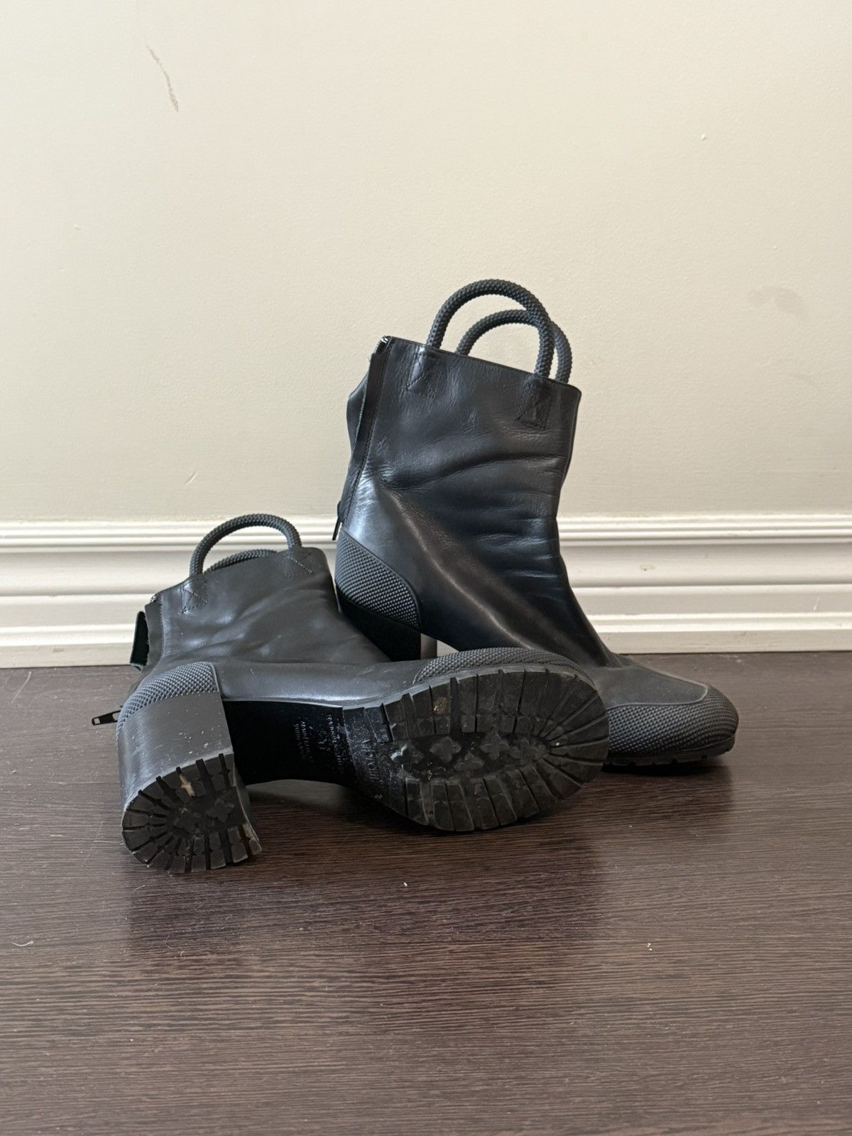 Random Identities Random Identities Black Loop Boots Size US 11 / EU 44 - 3 Thumbnail
