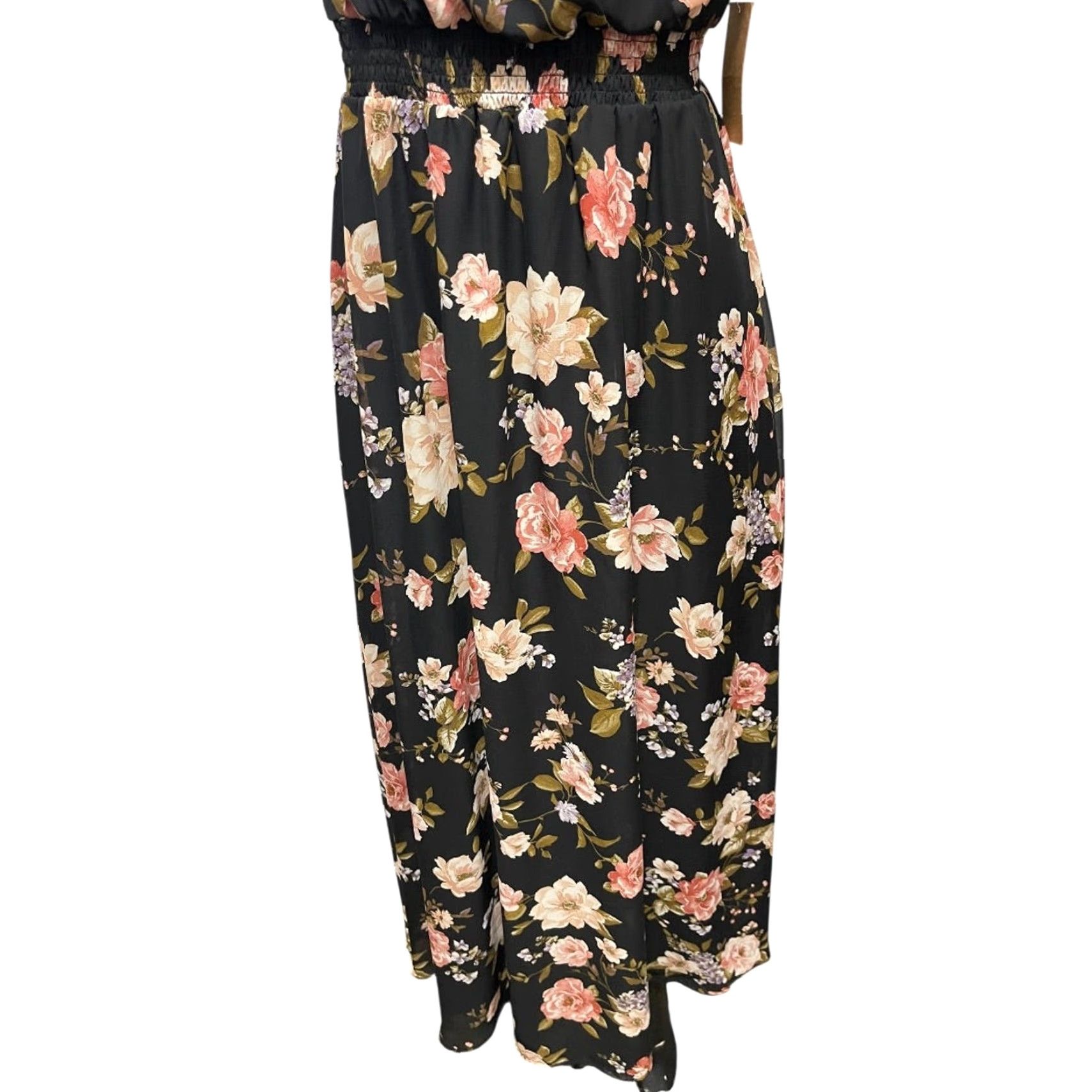 Vintage Just Found Maxi Dress 1X Floral Spaghetti Strap Lined New Size XL / US 12-14 / IT 48-50 - 5 Thumbnail