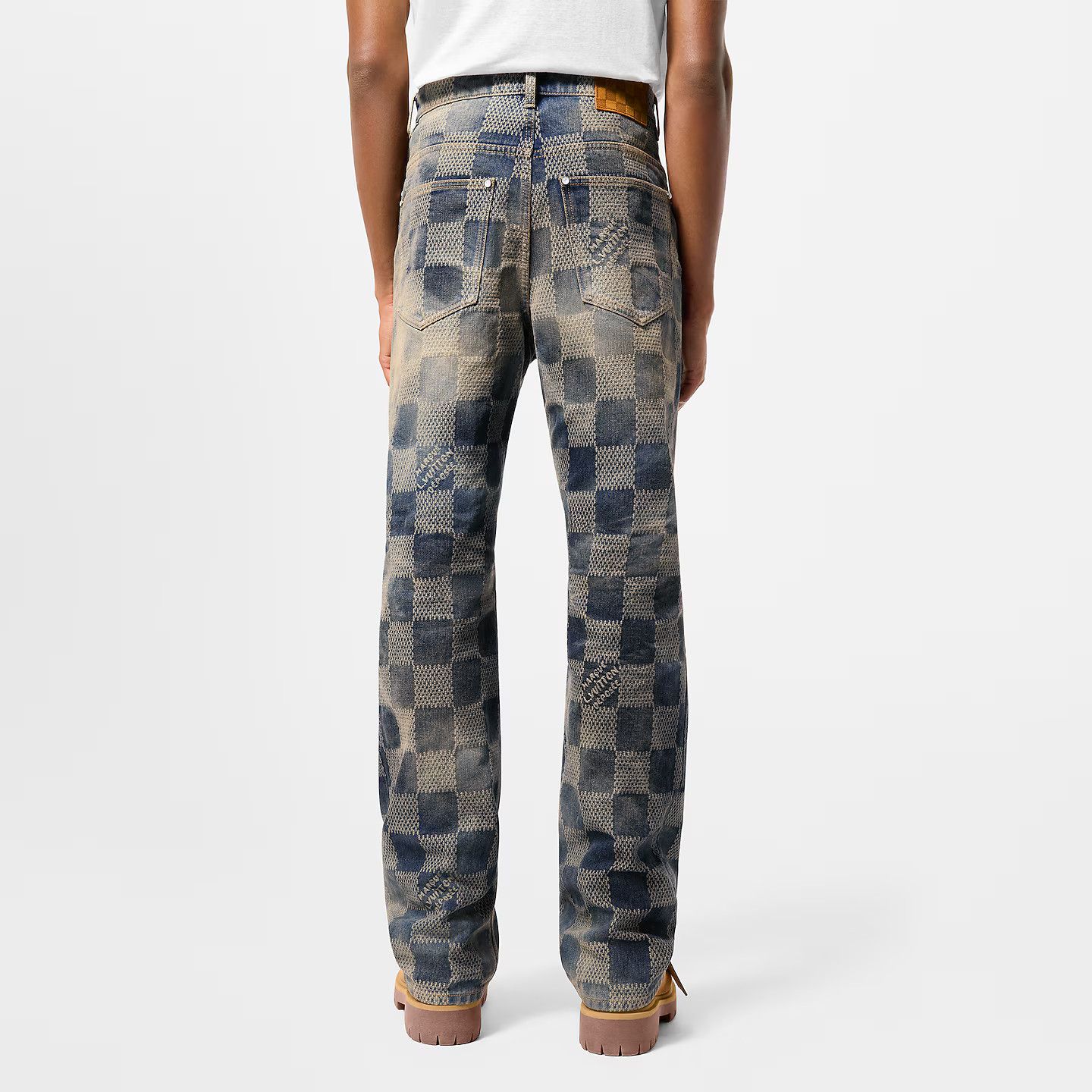 Louis Vuitton Damier Stone Jeans Skater Pants Size US 34 / EU 50 - 8 Thumbnail