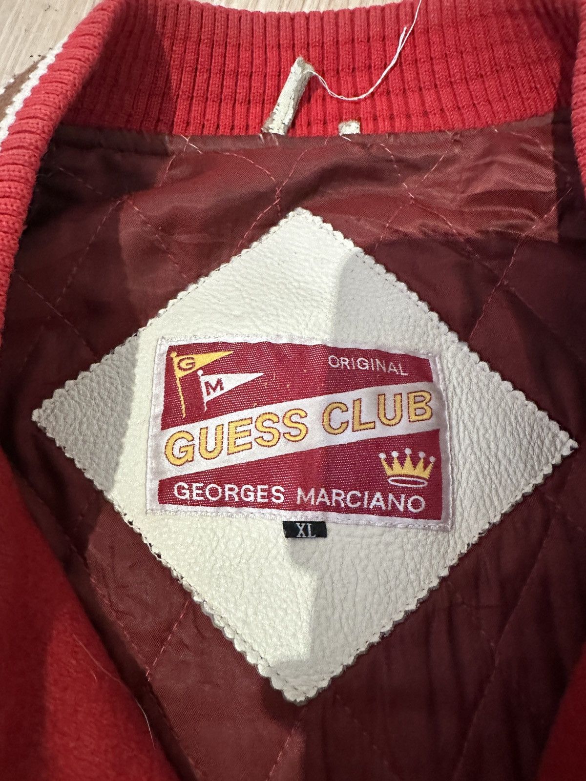 Guess Rare vintage Guess Georges Marciano Varsity Jacket Size US XL / EU 56 / 4 - 6 Thumbnail