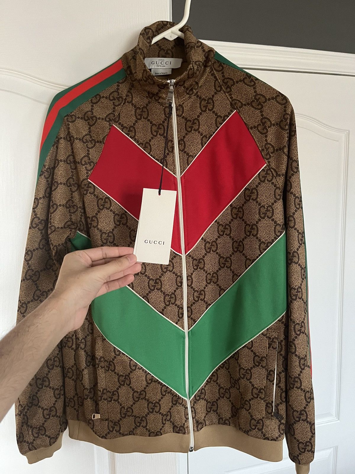 image of Gucci Tracksuit in Brown, Men's (Size Small)