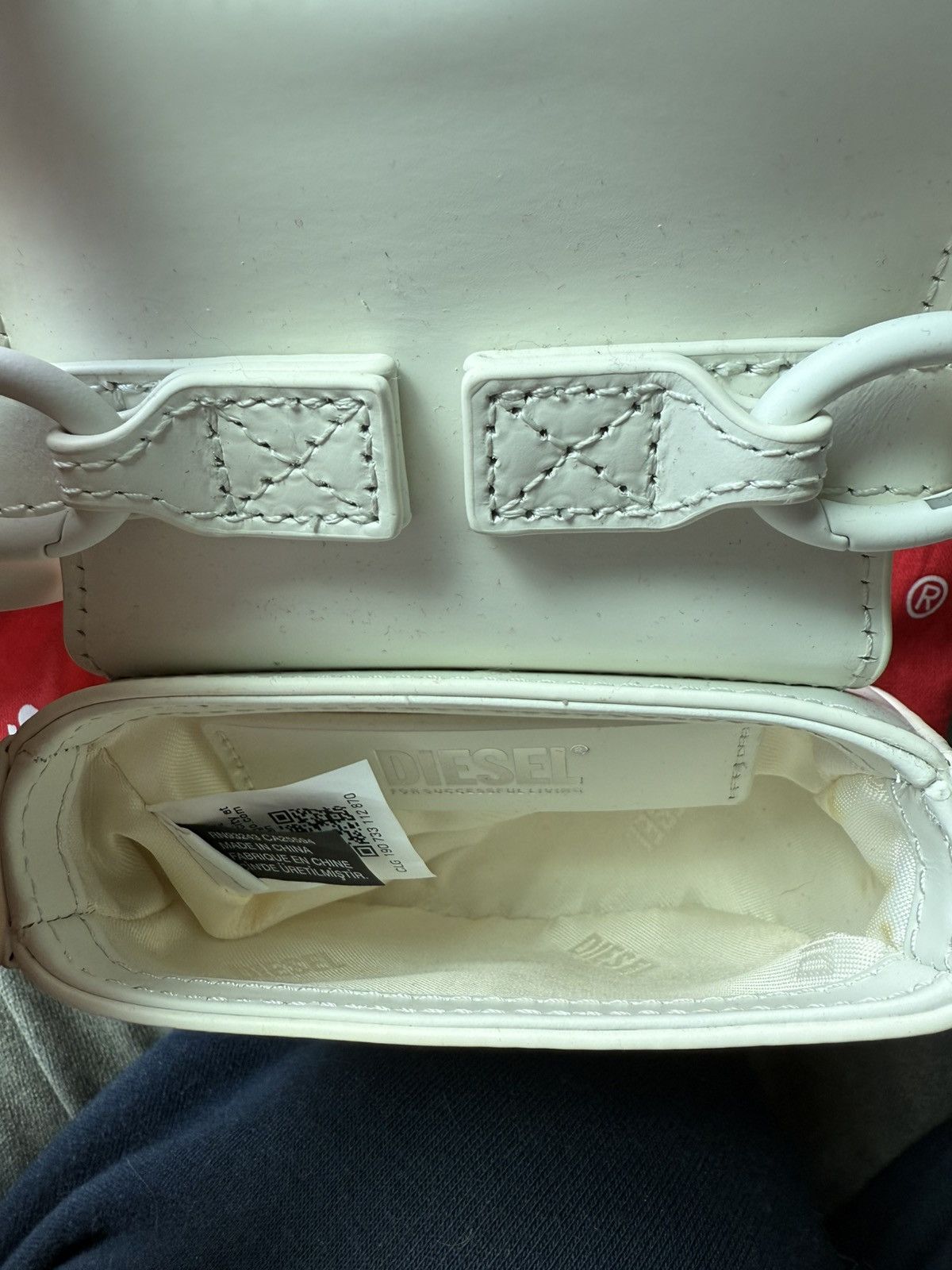 Diesel Off white mini diesel 1dr bag Size ONE SIZE - 3 Thumbnail