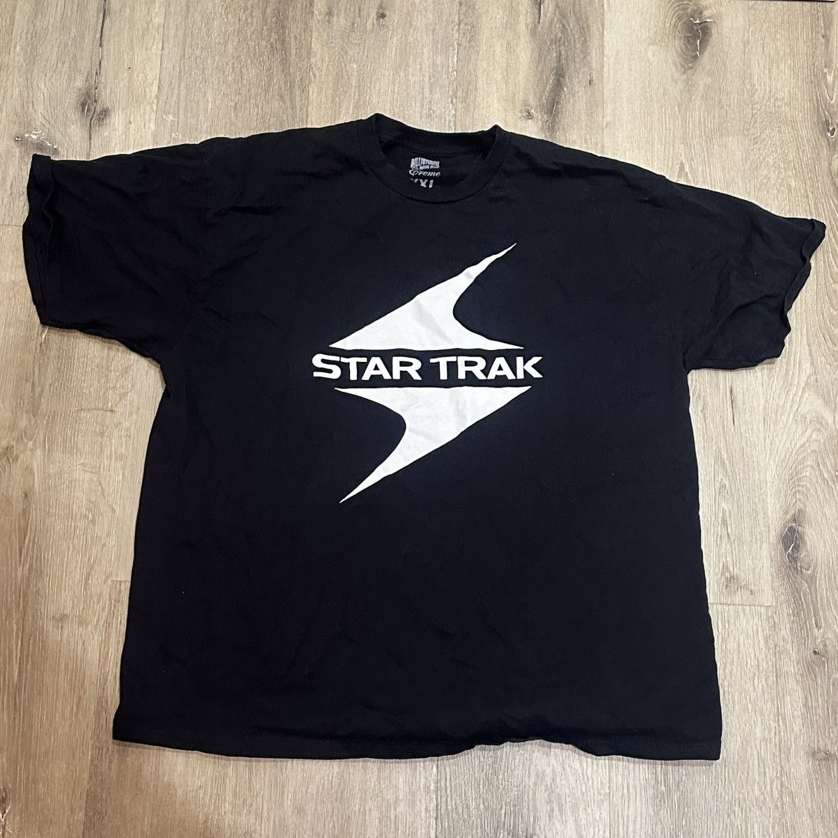 【希少】BBC XL startrak bape ape pharrell BAPE × startrak T-shirt pharrell NERD nigo White A Bathing Ape