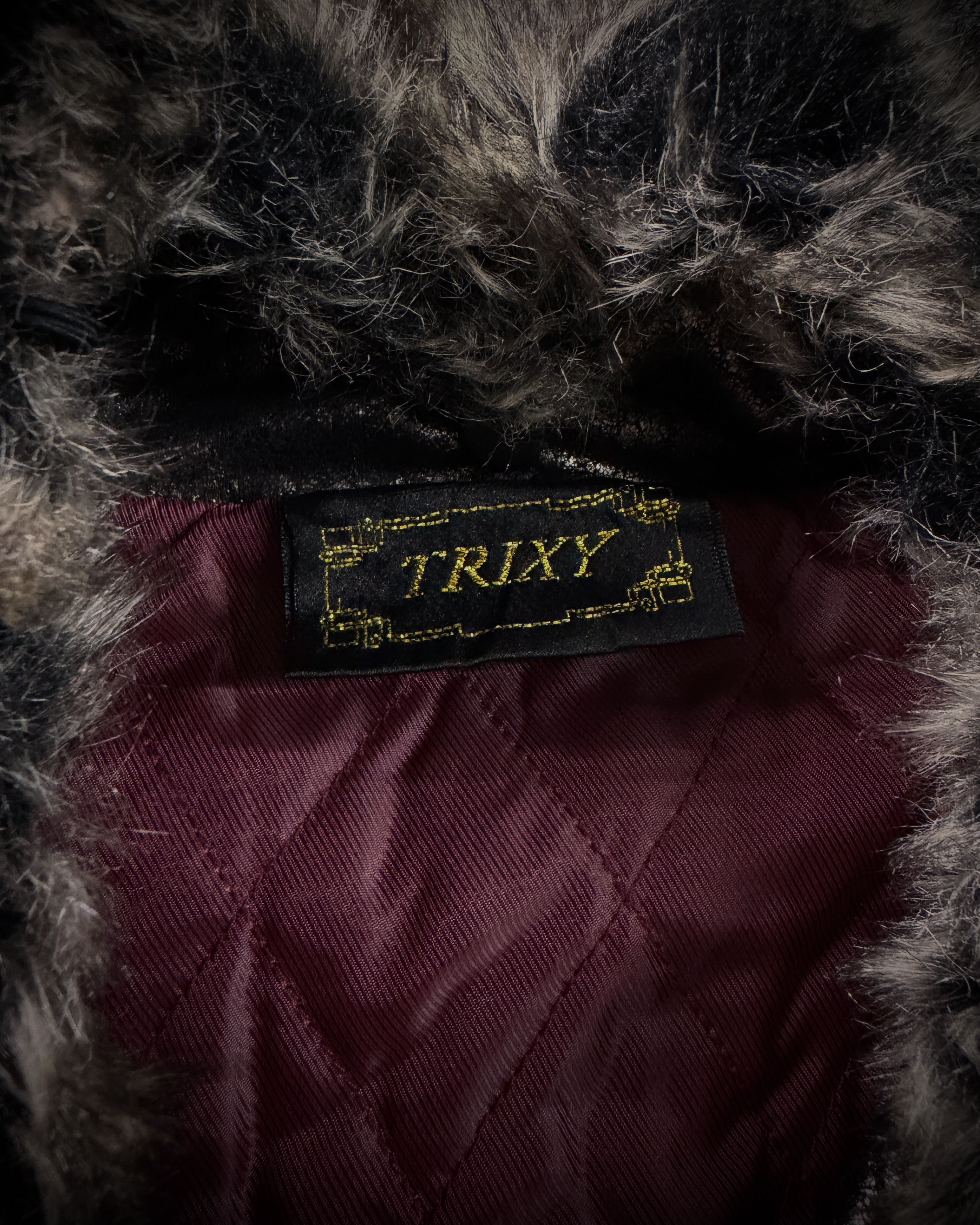 Japanese Brand TRIZY Silver Bronze Glossy Fur Jacket Size US S / EU 44-46 / 1 - 9 Thumbnail
