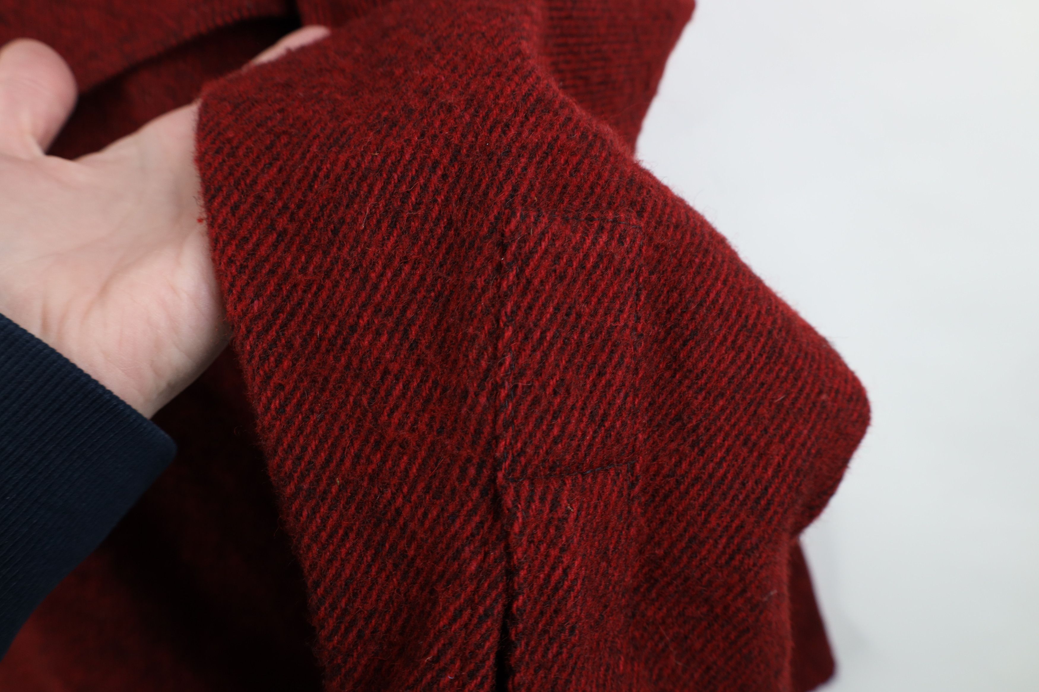 Woolrich Woolen Mills Vintage 70s Woolrich Whipcord Duster Cruiser Jacket Red USA Size US XL / EU 56 / 4 - 12 Thumbnail
