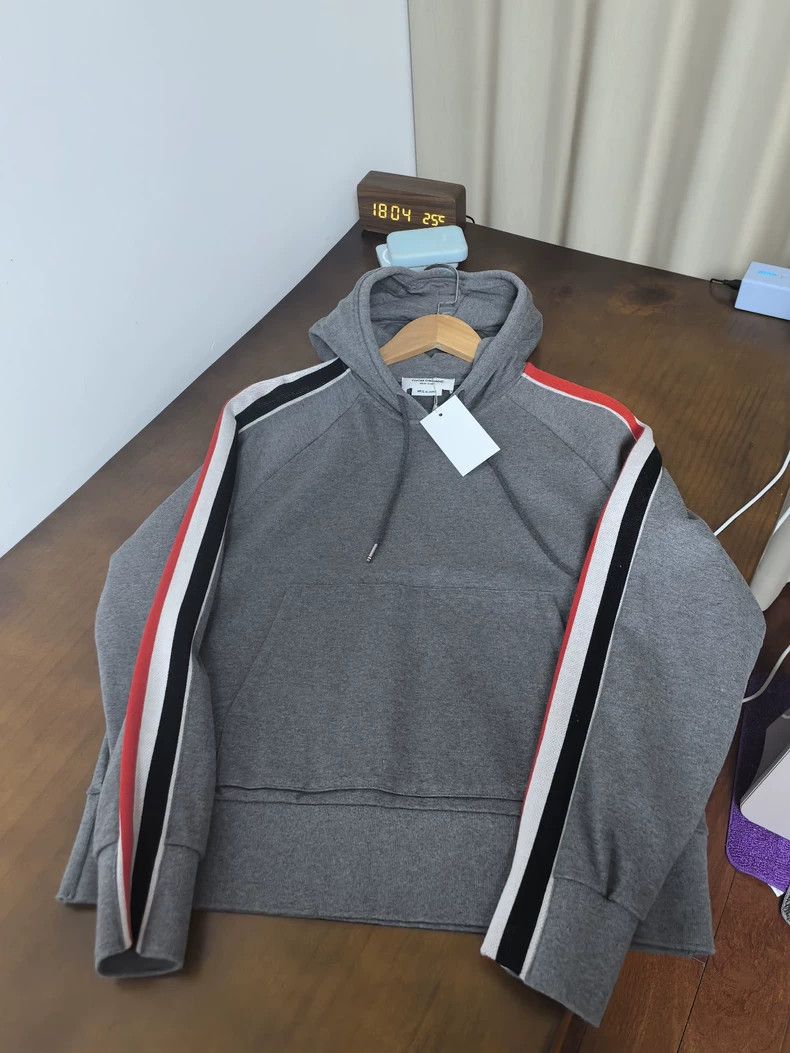 Thom Browne Thom Browne size2 Color striped hooded hoodie Size US M / EU 48-50 / 2 - 1 Thumbnail