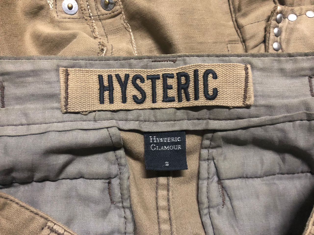 Hysteric Glamour × Japanese Brand Hysteric Glamour Bondages Cargo Mini Skirt Distressed Size 31" - 19 Thumbnail