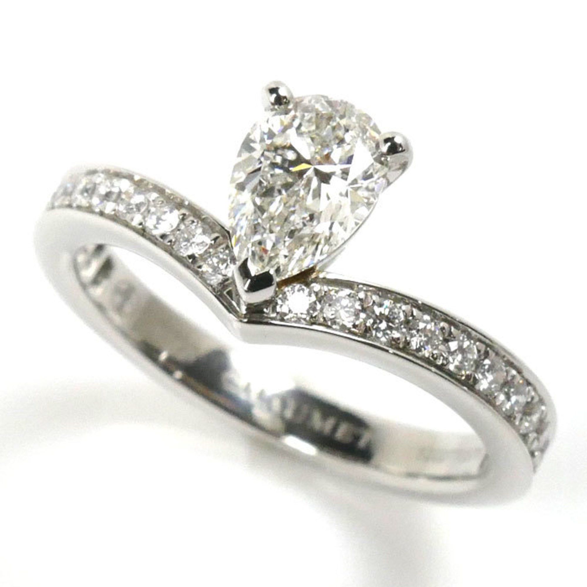 Chaumet Pt950 Platinum Josephine Aigrette Ring J3OG00-047 Diamond