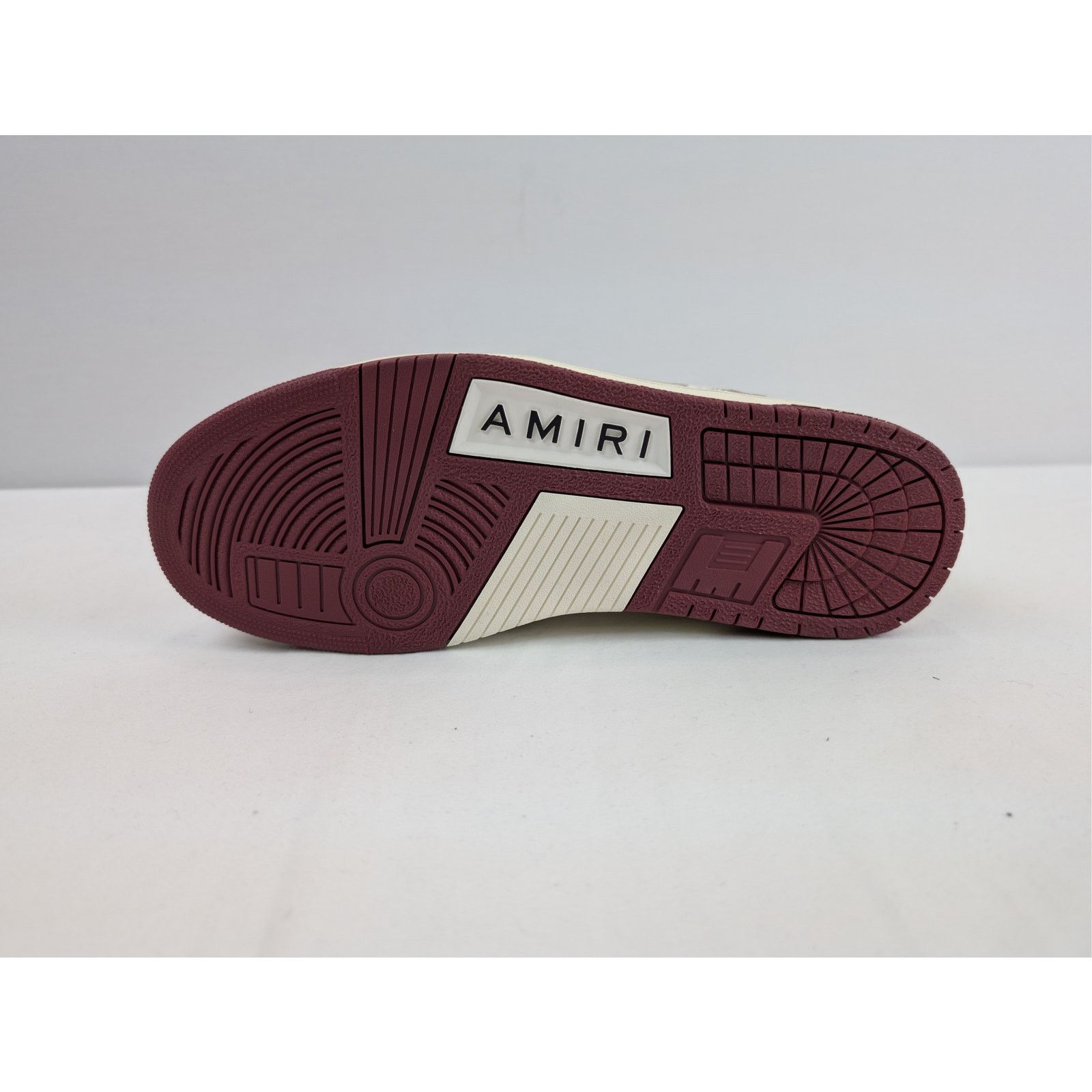 Amiri o1rshd1 Bandana Denim Skeleton Top Low Sneakers in Burgundy Size US 11 / EU 44 - 13 Thumbnail