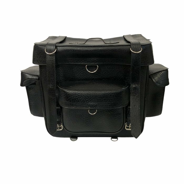 Custom Custom Bilt Motorcycle Bag 24"x16.5"x9" Sissy Bar Bag Side P