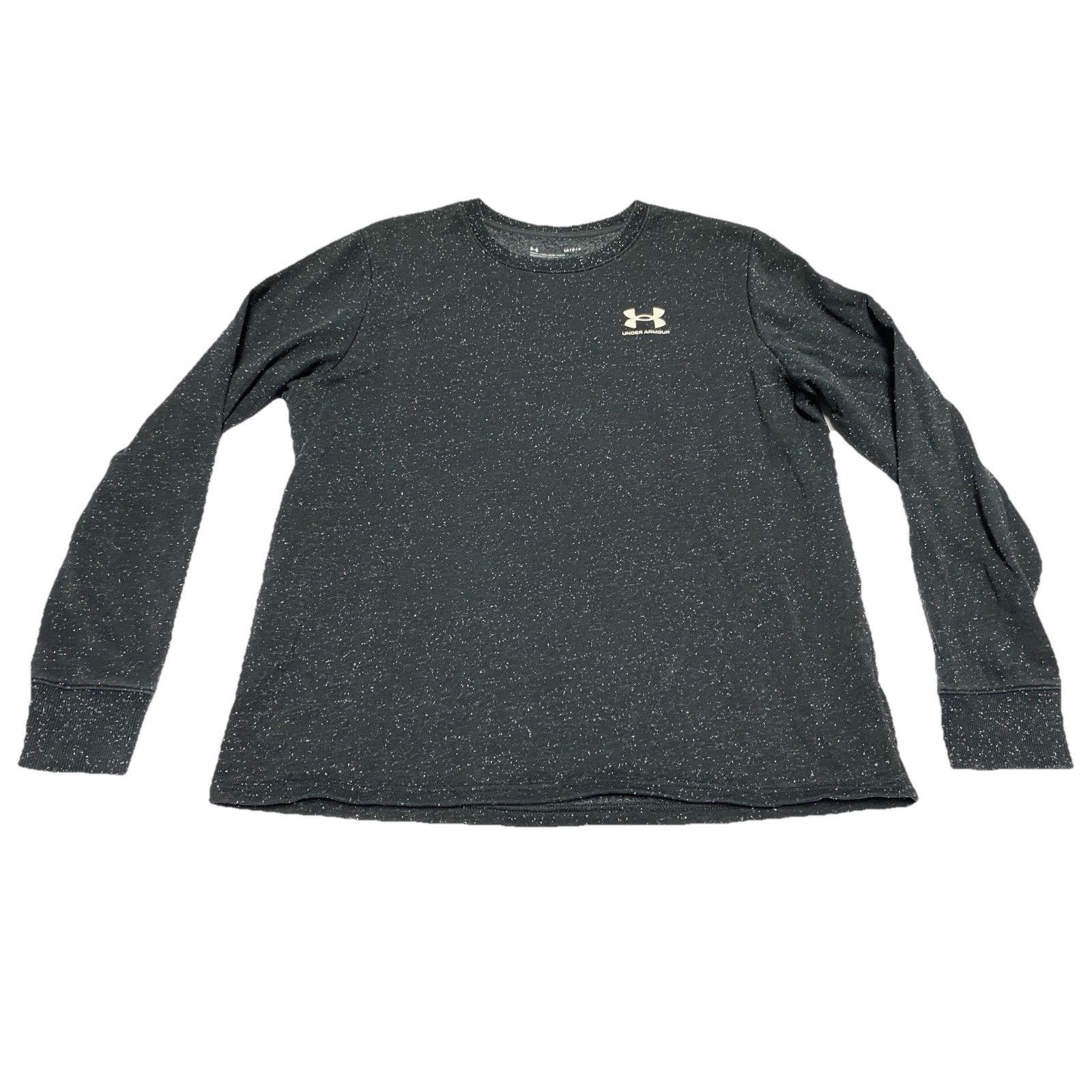 Under Armour Under Armour Speckled Athletic Crewneck Sz Large Black Size US L / EU 52-54 / 3 - 2 Thumbnail