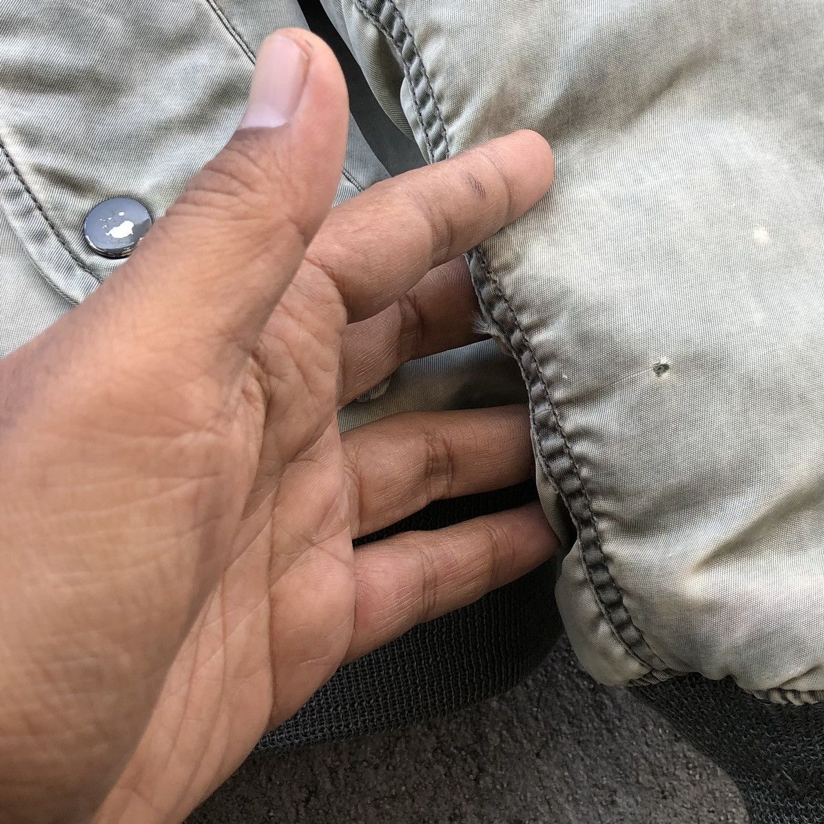 Vintage Vintage Sun Faded Ma-1 Bomber Jacket by Unique Size US L / EU 52-54 / 3 - 18 Thumbnail