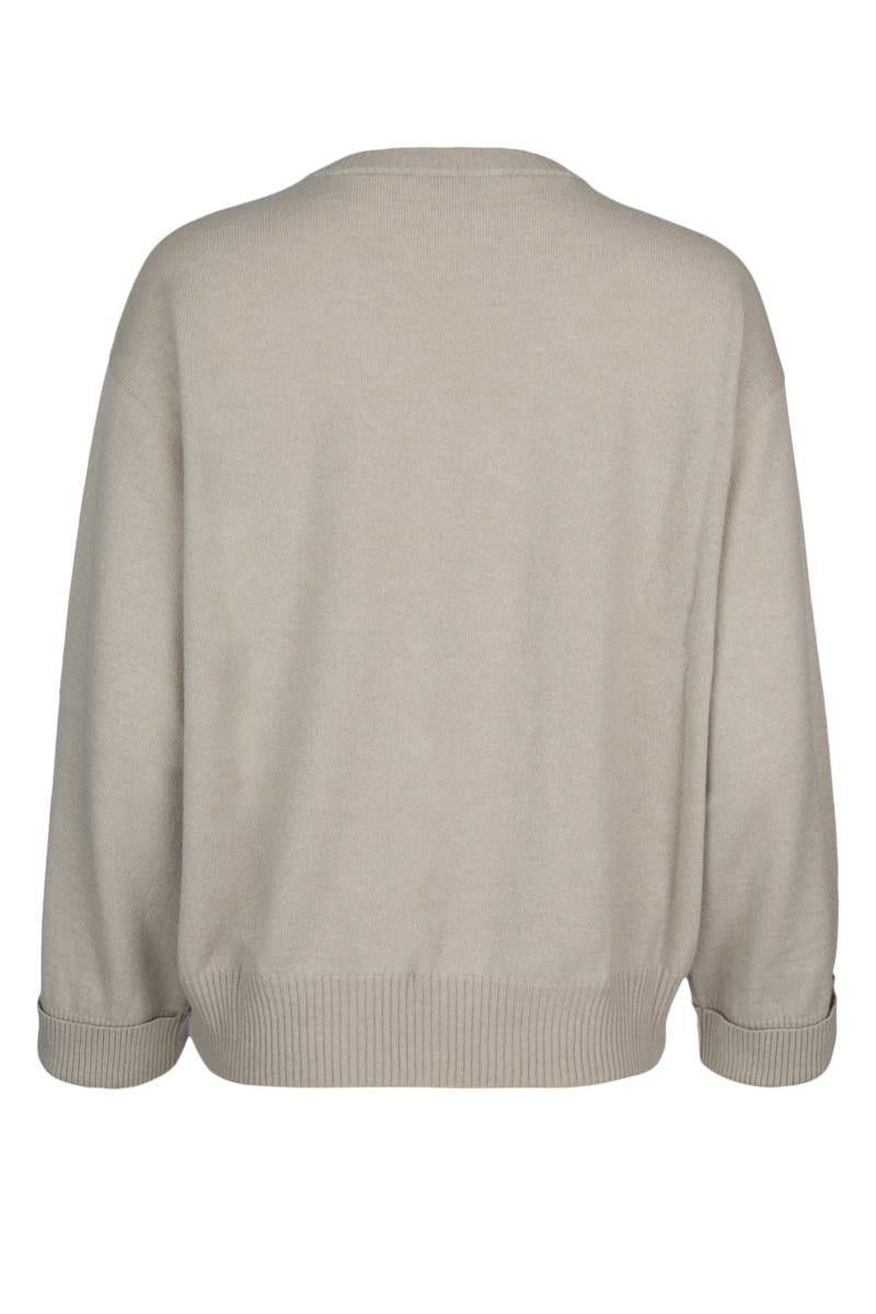 Brunello Cucinelli o1y0825 Crewneck Cashmere Blend Sweater in Sage Green Size S / US 4 / IT 40 - 2 Thumbnail